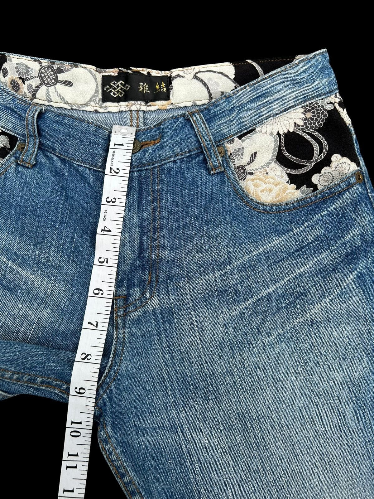 Kapital Karakuri Tamashii embroidery Inspired Japanese Denim Jeans Size US 30 / EU 46 - 15 Thumbnail