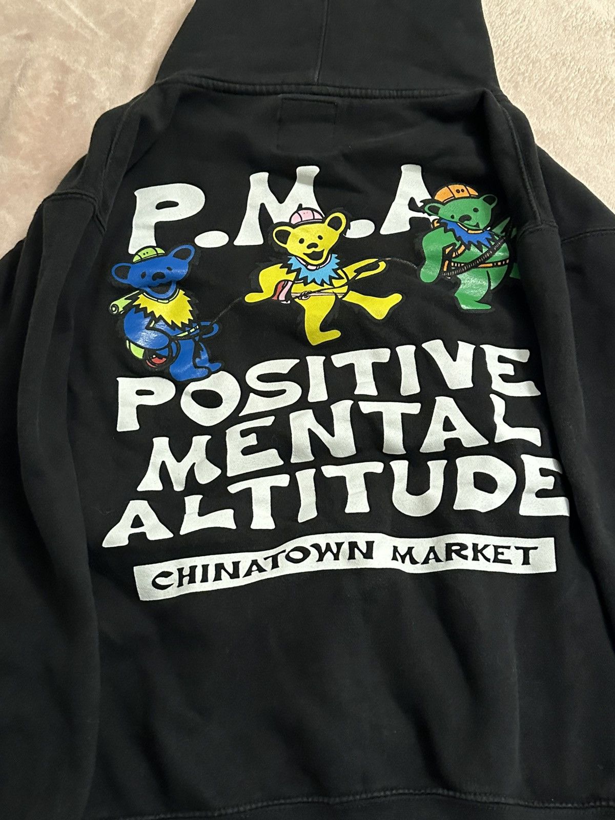 Grateful Dead Grateful Dead x Chinatown Market Hoodie Black Medium (2020) Size US M / EU 48-50 / 2 - 2 Thumbnail