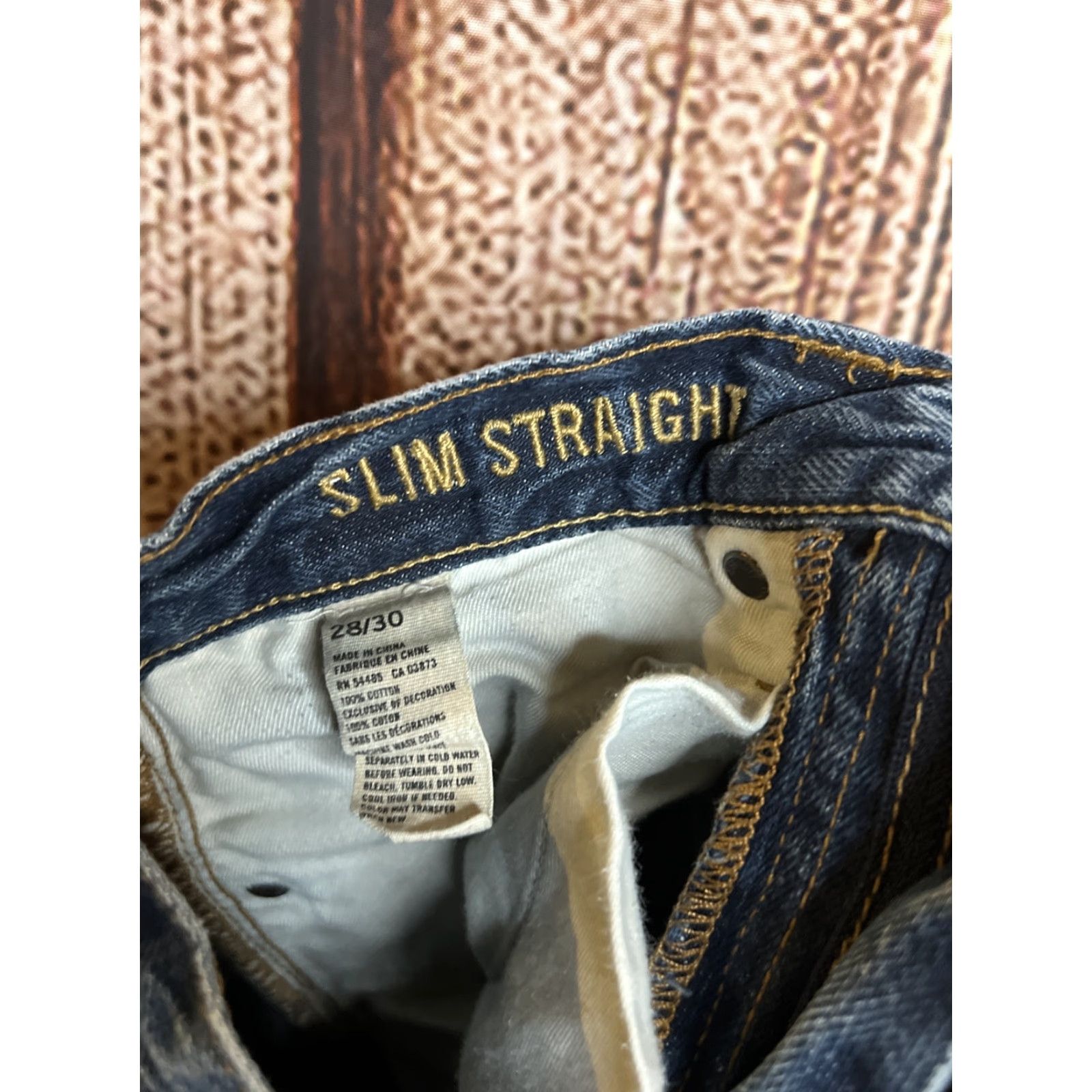 American Eagle Outfitters VINTAGE? American Eagle Outfitters Men Jeans Slim 28 x 30 Blue Denim Straight Slimming 90s? Size US 28 / EU 44 - 3 Thumbnail