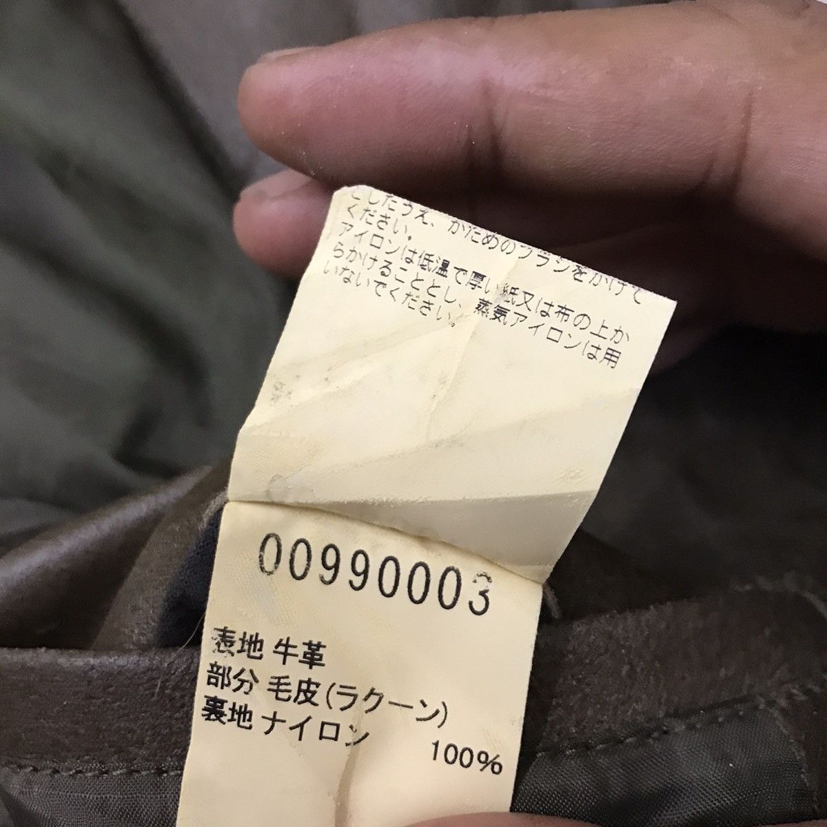 ABAHOUSE × If Six Was Nine × Japanese Brand Vintage Abahouse Colded Neck Leather Jacket Parka Size US S / EU 44-46 / 1 - 8 Thumbnail