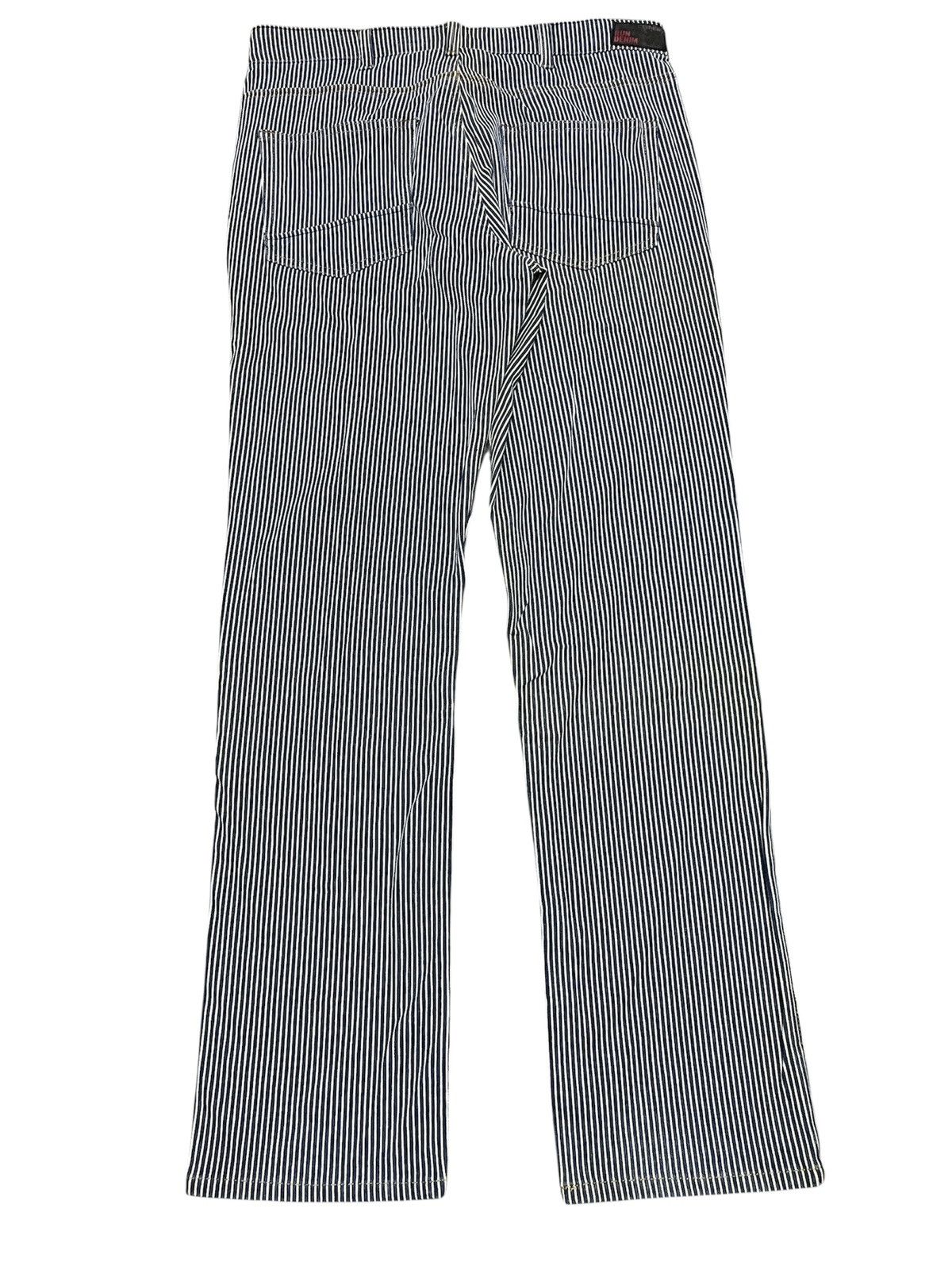 Japanese Brand Navy Raw Denim Worker Hickory Style Size US 34 / EU 50 - 2 Thumbnail