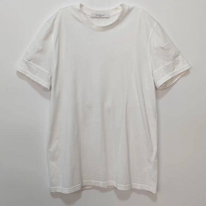 Givenchy Givenchy White Cotton Men's T-Shirt 0089 Size US S / EU 44-46 / 1 - 1 Thumbnail