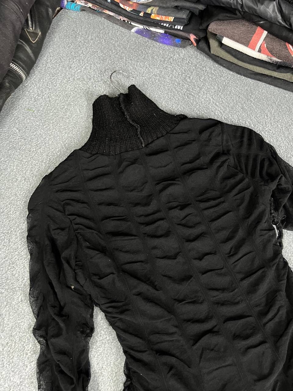 Vintage Y2K Gothic Vibe 00s Bondage Long Sleeve Top Size M / US 6-8 / IT 42-44 - 7 Thumbnail