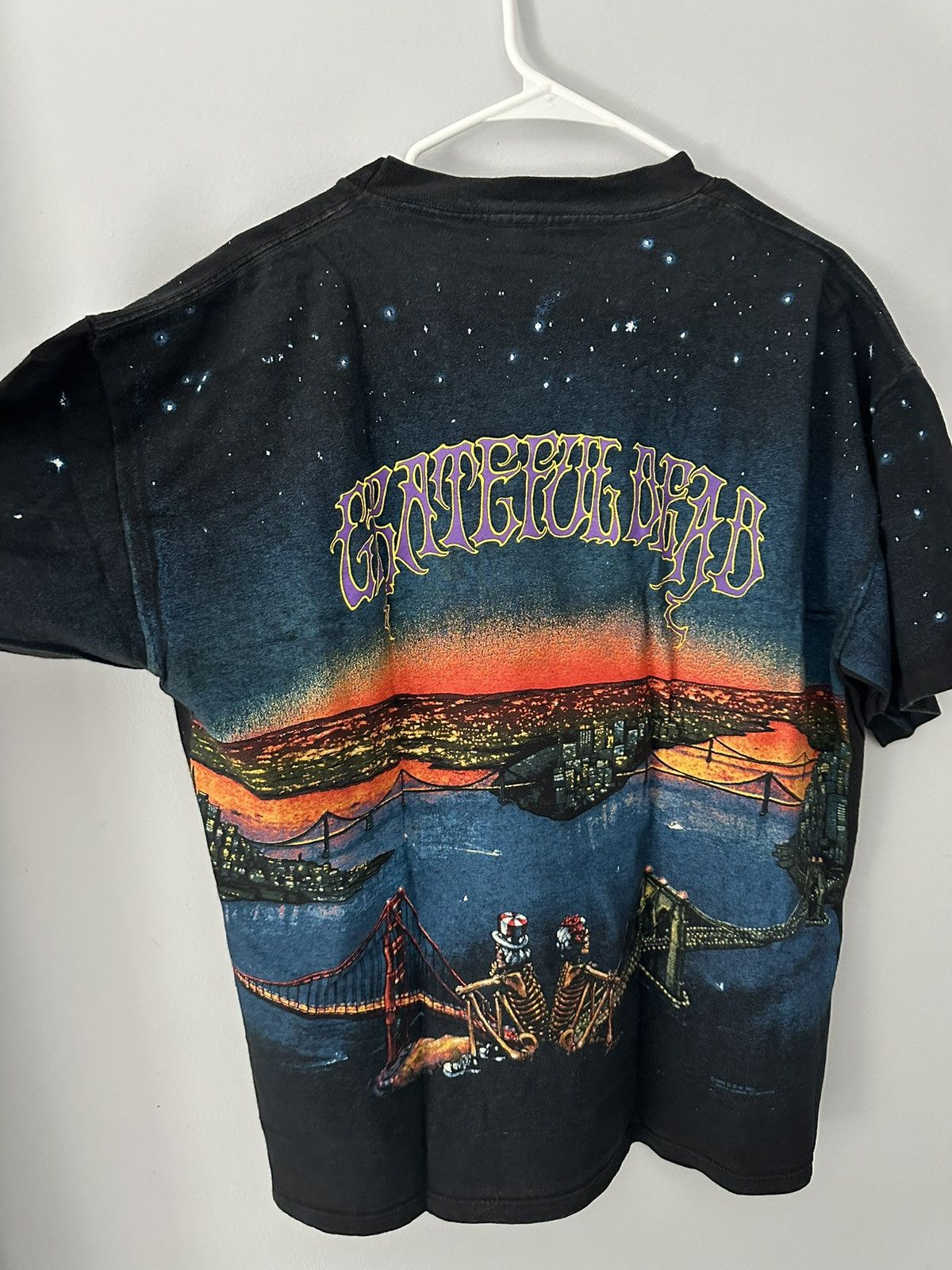 Other 1990s Grateful Dead XL Golden Gate Skeleton SF Skyline Tee Size US XL / EU 56 / 4 - 4 Thumbnail