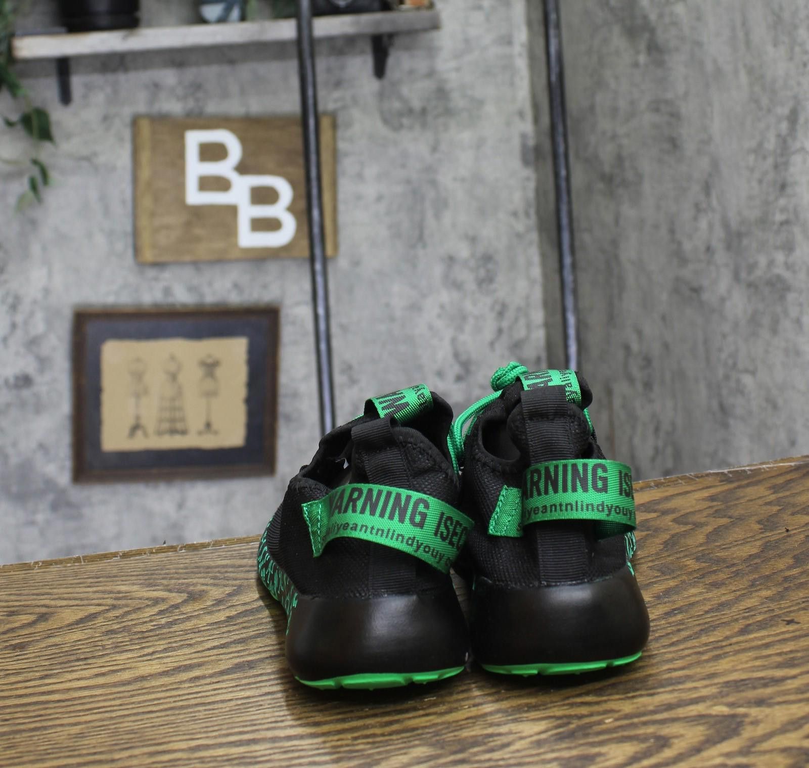 Other New Warning Isecured Foam Mesh Sneakers Green 10 (eur 41) Size US 10 / IT 40 - 4 Thumbnail