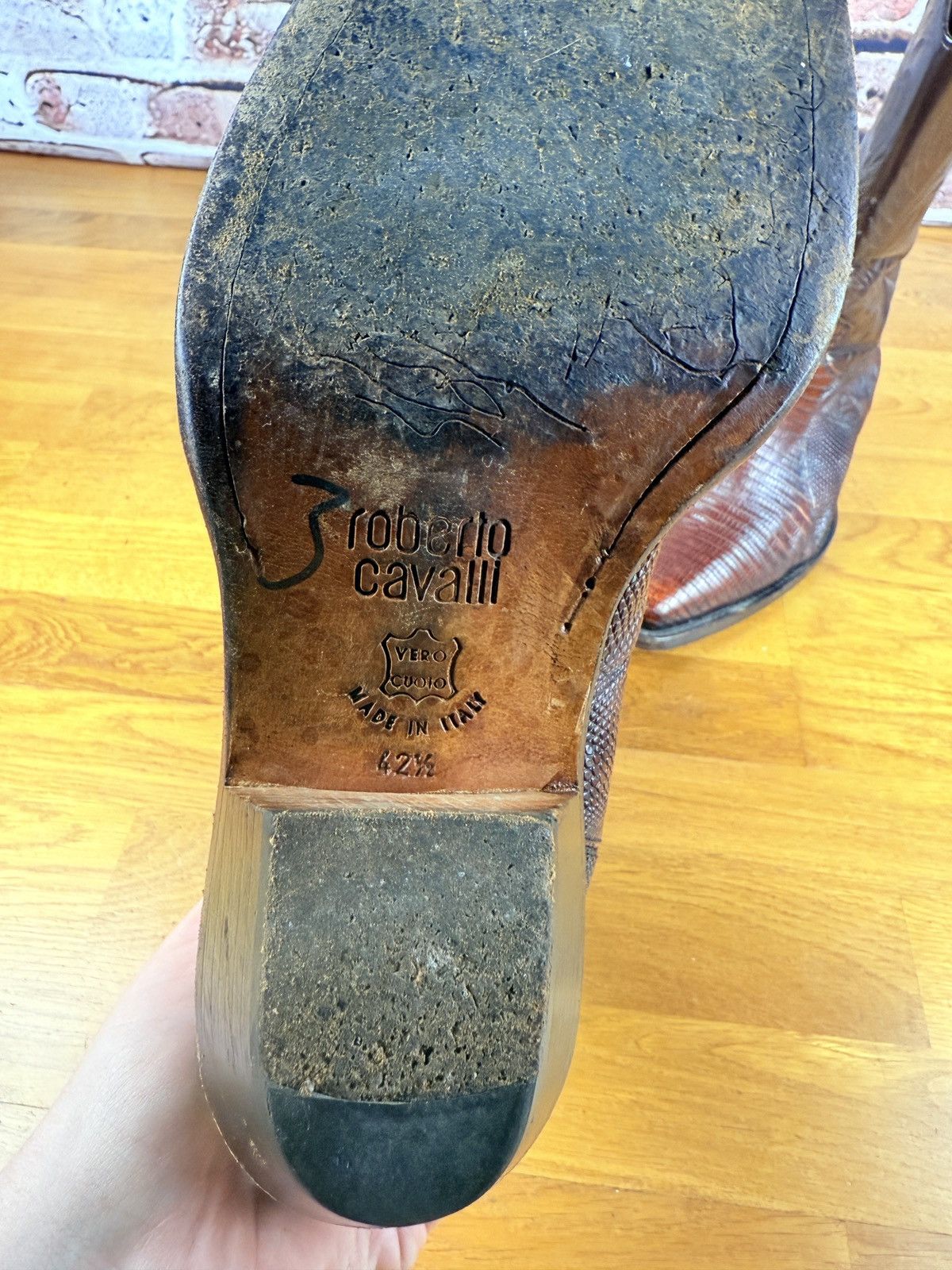 Cowboy Equipment × Roberto Cavalli Very rare Roberto Cavalli Cowboy western shoes boots Size US 9.5 / EU 42-43 - 8 Thumbnail