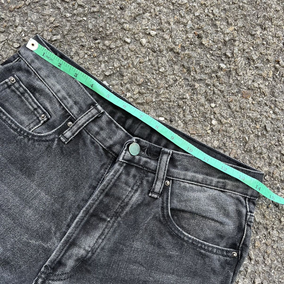 MNML MNML Flare Black Denim Jeans Size US 28 / EU 44 - 5 Thumbnail