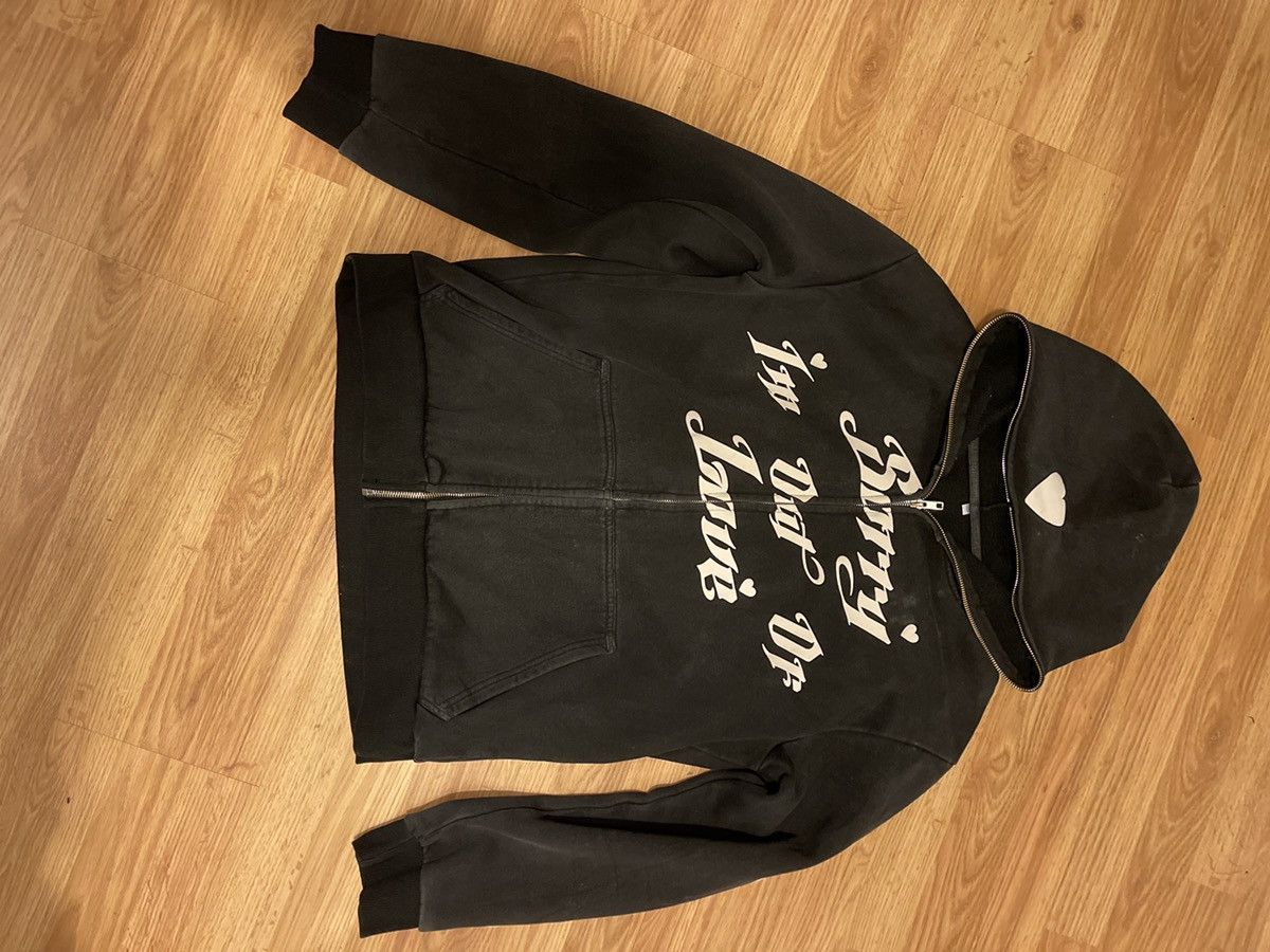 Other “Sorry i’m out of love” Full Zip up Hoodie Size US S / EU 44-46 / 1 - 2 Thumbnail