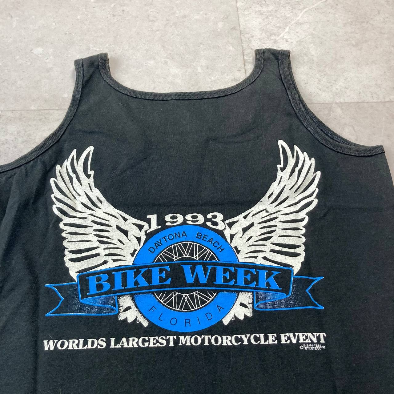 Vintage Vintage 90s Daytona Beach Bike Week Motorcycle Tank Top Size US M / EU 48-50 / 2 - 6 Thumbnail