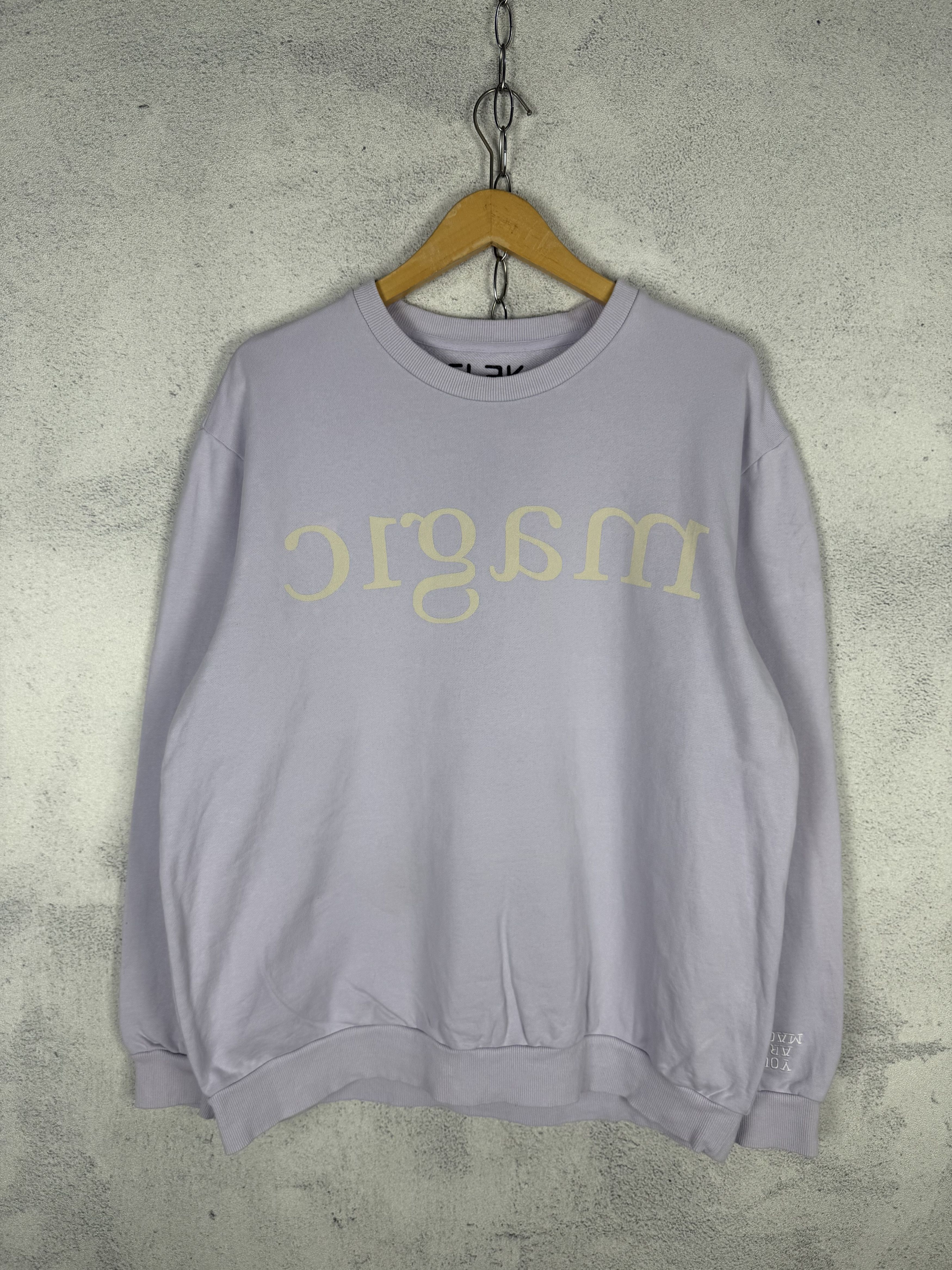 Japanese Brand FLEK Japanese Brand "Magic" Lilac Sweatshirt Crewneck Size US XL / EU 56 / 4 - 1 Thumbnail