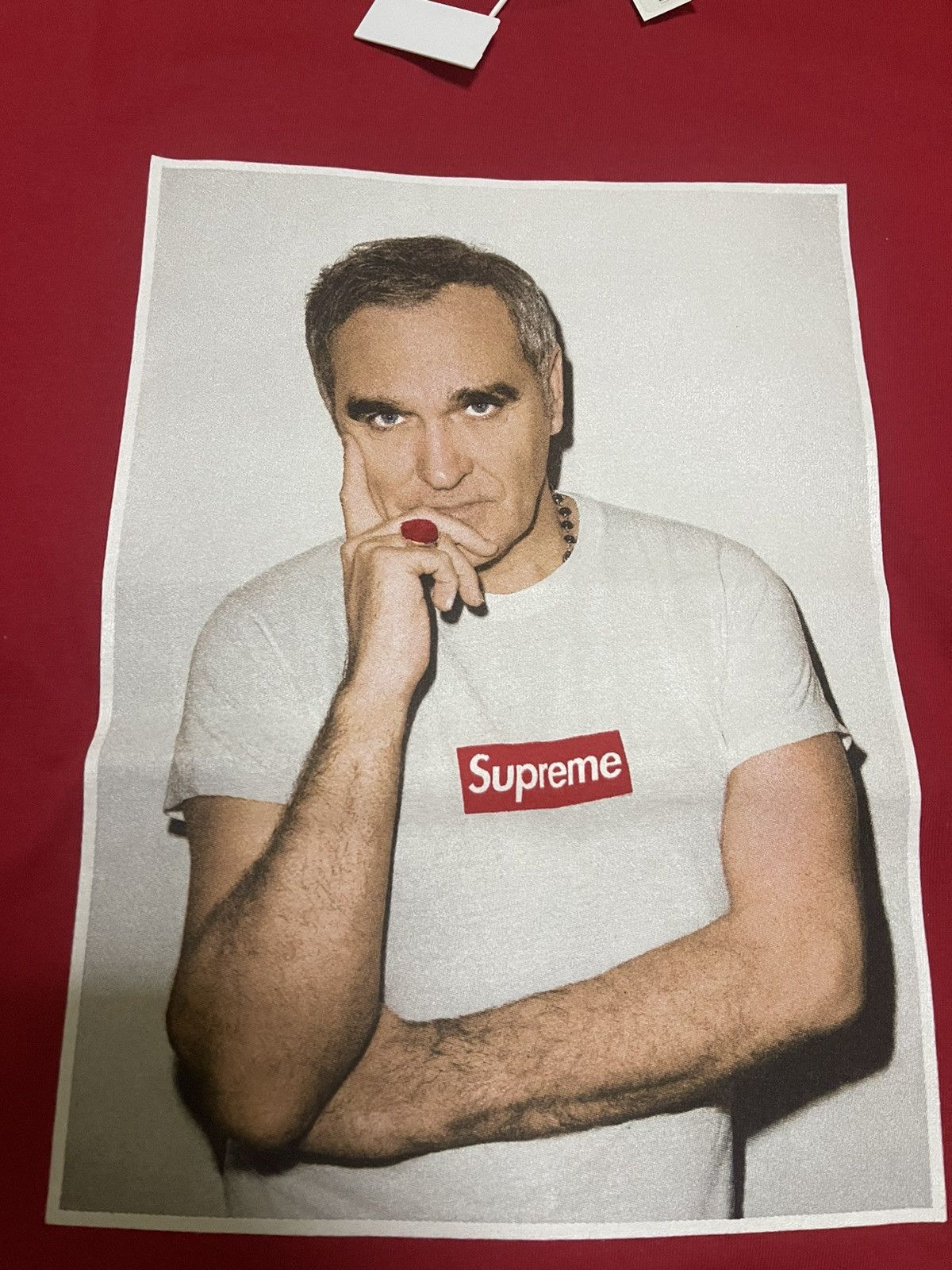 Supreme Supreme morrissey phone tee brand new red large Size US L / EU 52-54 / 3 - 2 Thumbnail