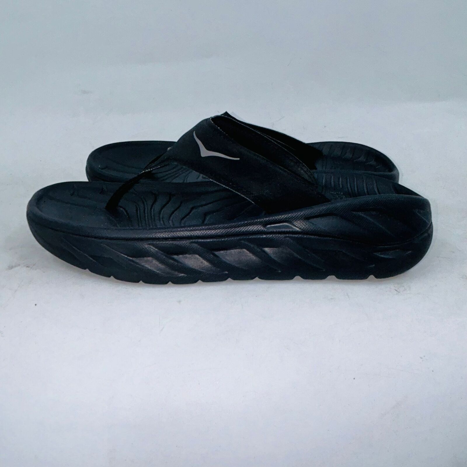 Hoka HOKA ONE UNISEX "BLACK/DARK GRAY" ORA FLIP SANDALS SIZE 8B Size US 8 / EU 41 - 4 Thumbnail