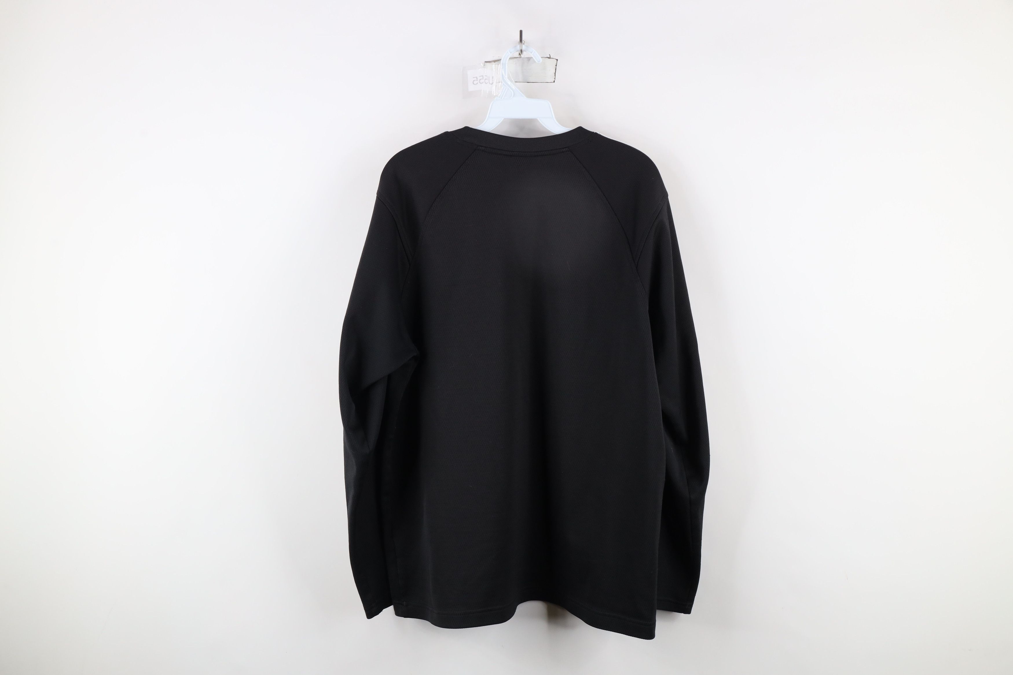 Adidas × Vintage Vintage Adidas Striped Knit Long Sleeve T-Shirt Black Size US M / EU 48-50 / 2 - 10 Thumbnail