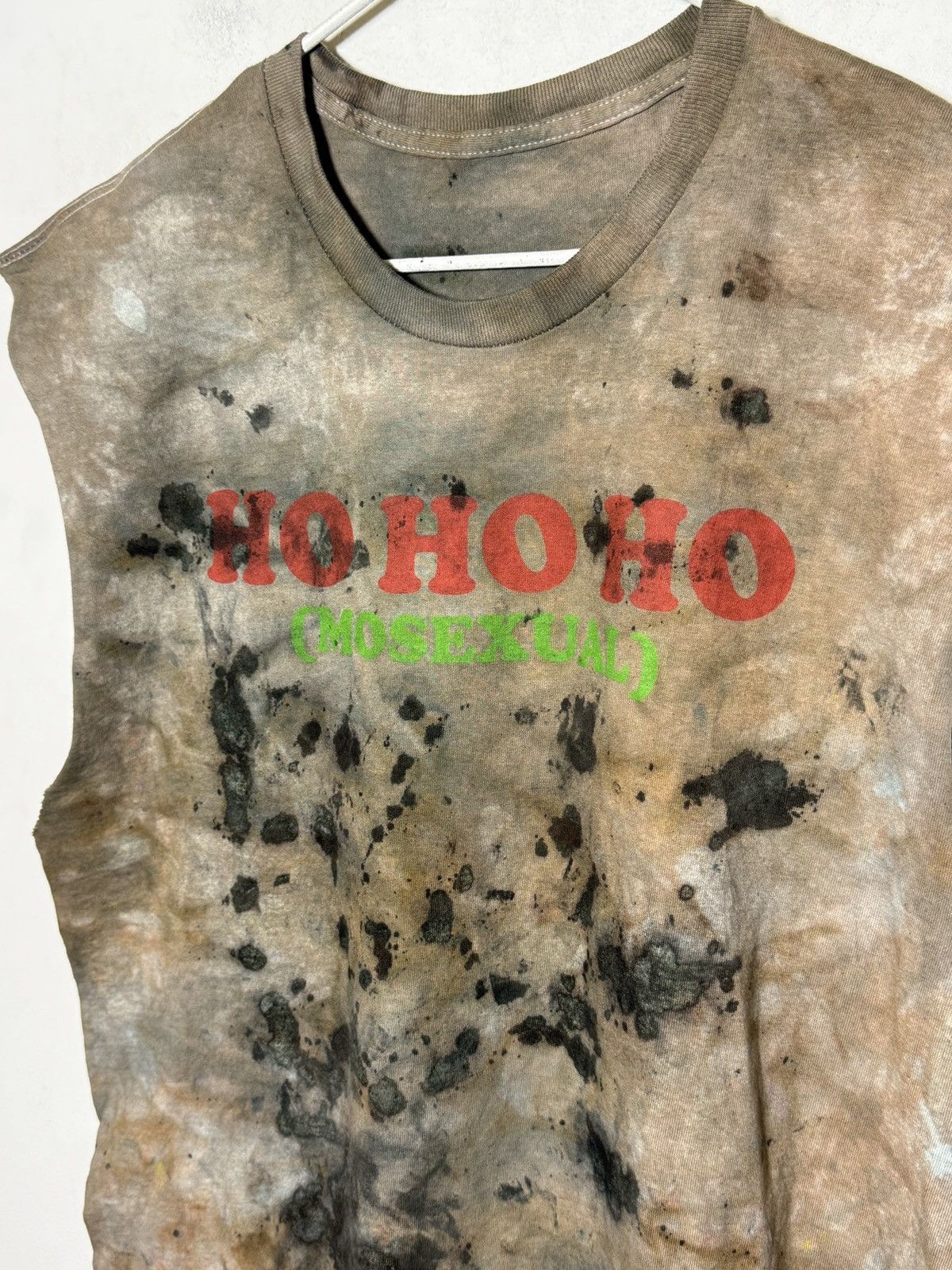 homosexual thrashed sleeveless t shirt