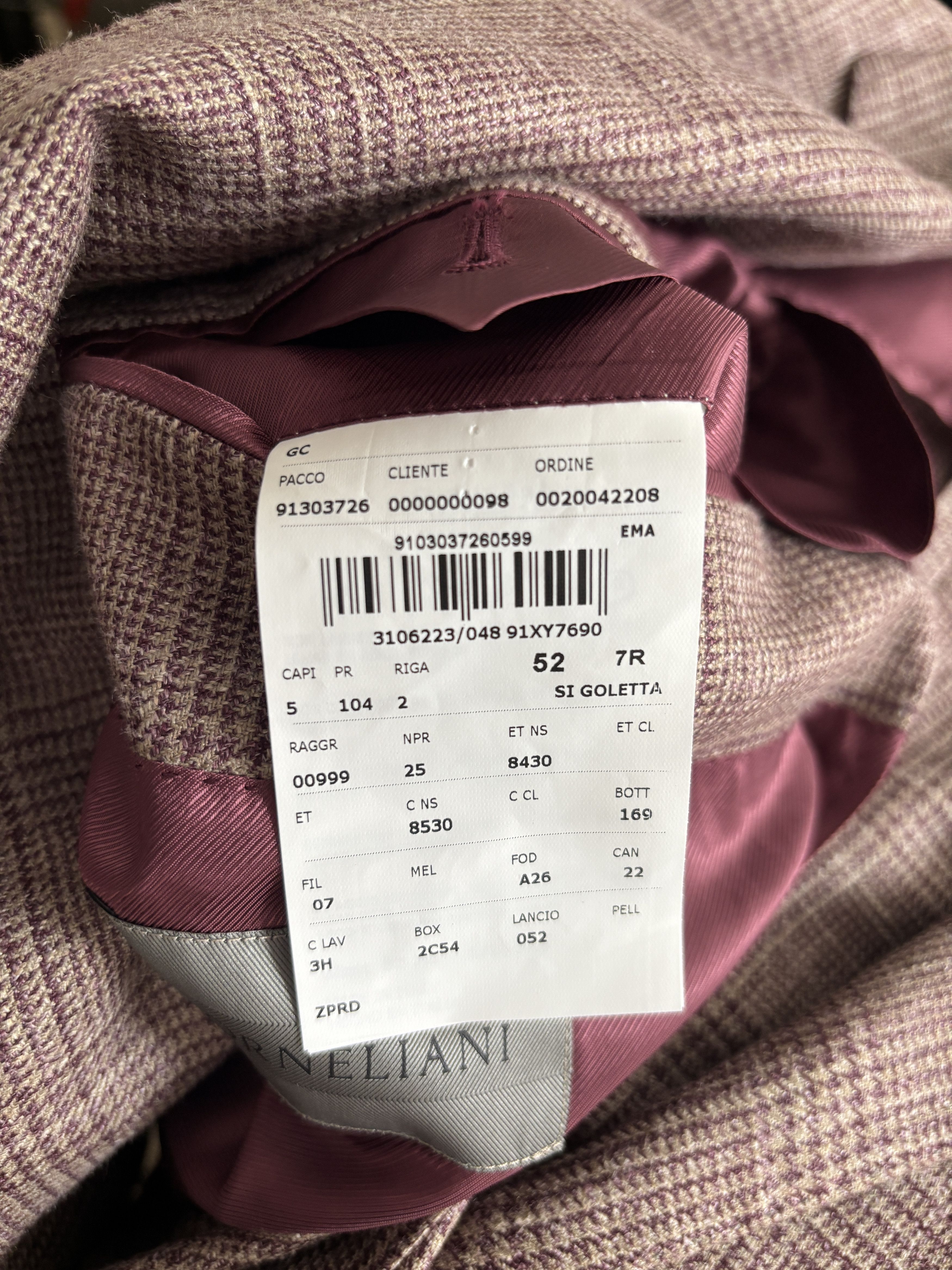 Corneliani $2200 Unstructured Glen Check Wool Silk Linen Sport Coat Size 42R - 12 Thumbnail