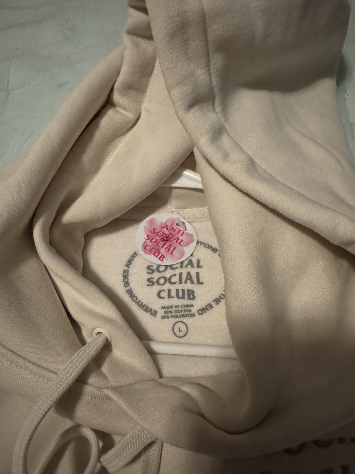 Anti Social Social Club Anti Social Social Club Hoodie Sz L Size US L / EU 52-54 / 3 - 5 Thumbnail