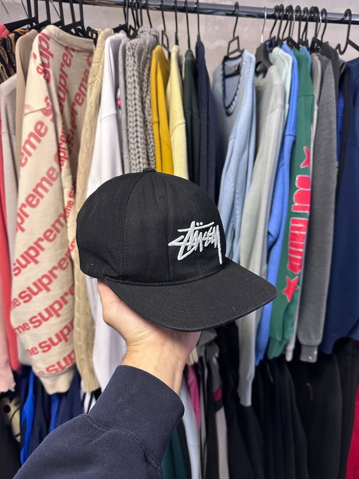 Stussy Vintage Stussy Embroidery Logo Cap Os Size ONE SIZE - 5 Thumbnail