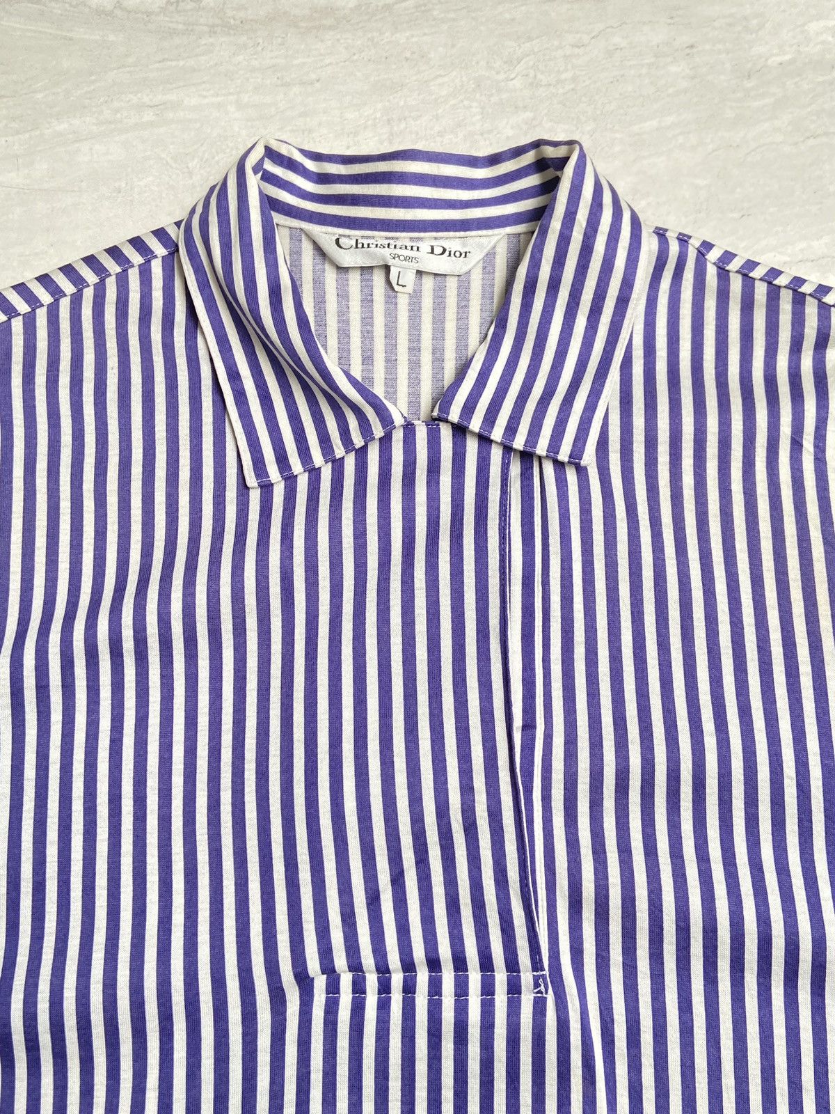 Christian Dior Monsieur × Dior CHRISTIAN DIOR SPORTS Striped Shirt Size S / US 4 / IT 40 - 9 Thumbnail
