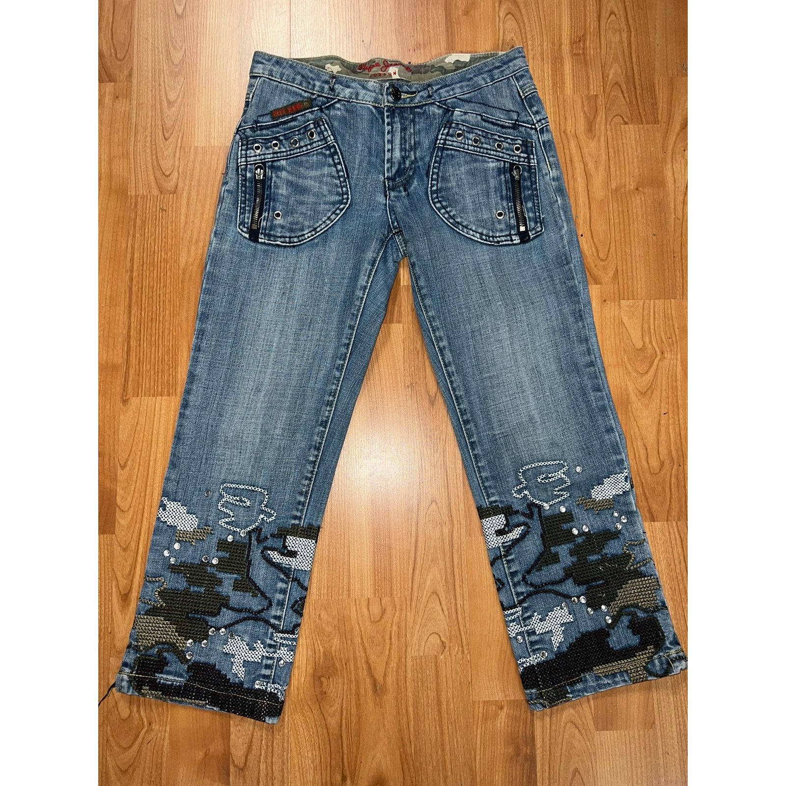 Pepe Jeans Y2K Womens Pepe Jeans London Pants Bottoms 2000s Size 25 Size 25" / US 0 / IT 36 - 1 Thumbnail