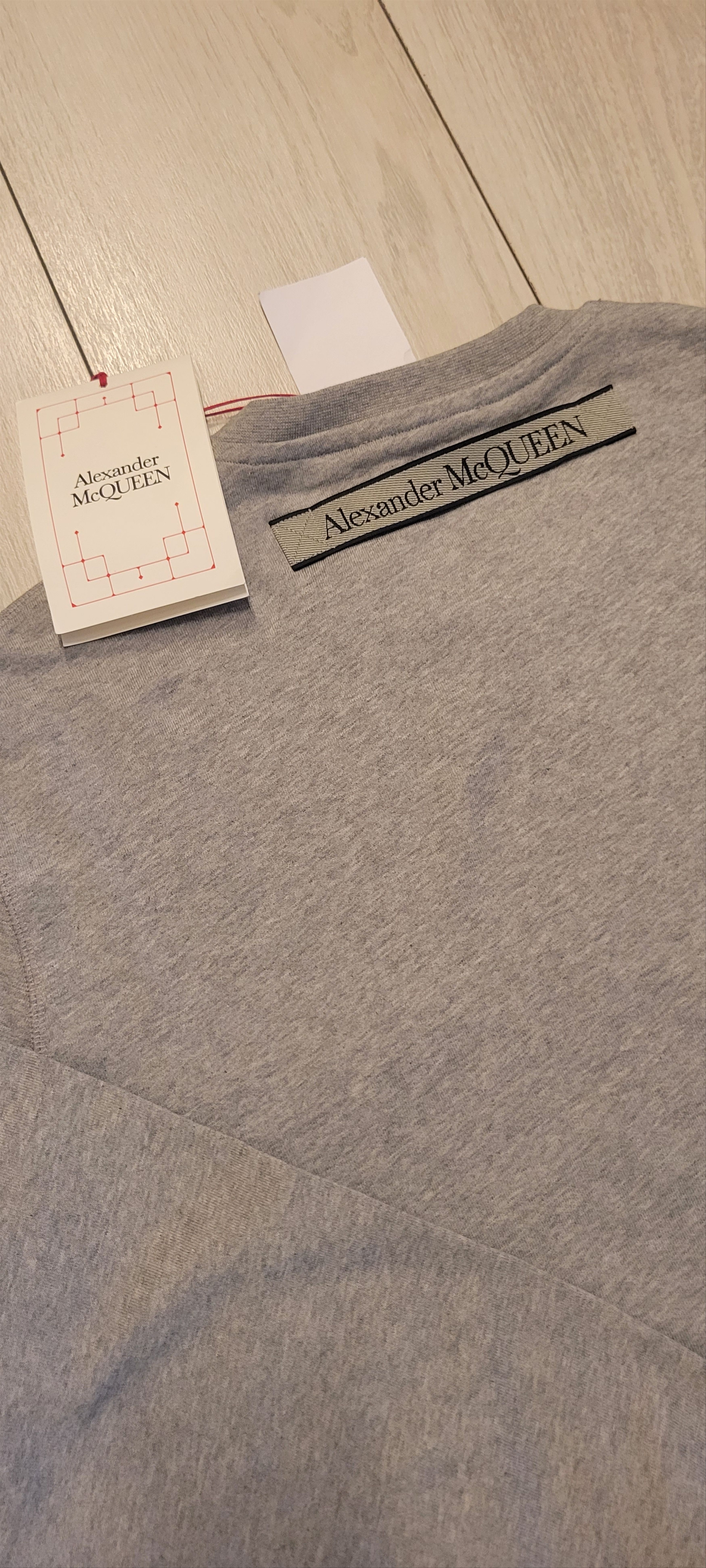 Alexander McQueen Logo Tape Crewneck Sweatshirt Size US L / EU 52-54 / 3 - 6 Thumbnail