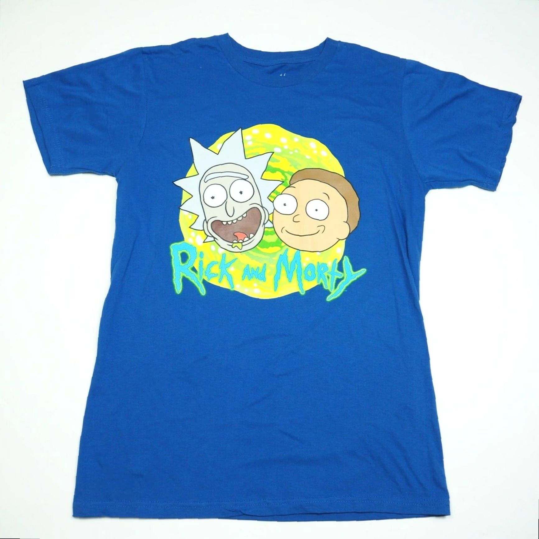 Ripple Junction Rick and Morty T-Shirt - Unisex Adults - Short Sleeve - Blue - Adult Small - Ripple Junction - Crew Neck - 90s/Cartoon Network/Adult Swim Merchandise Size US S / EU 44-46 / 1 - 2 Thumbnail
