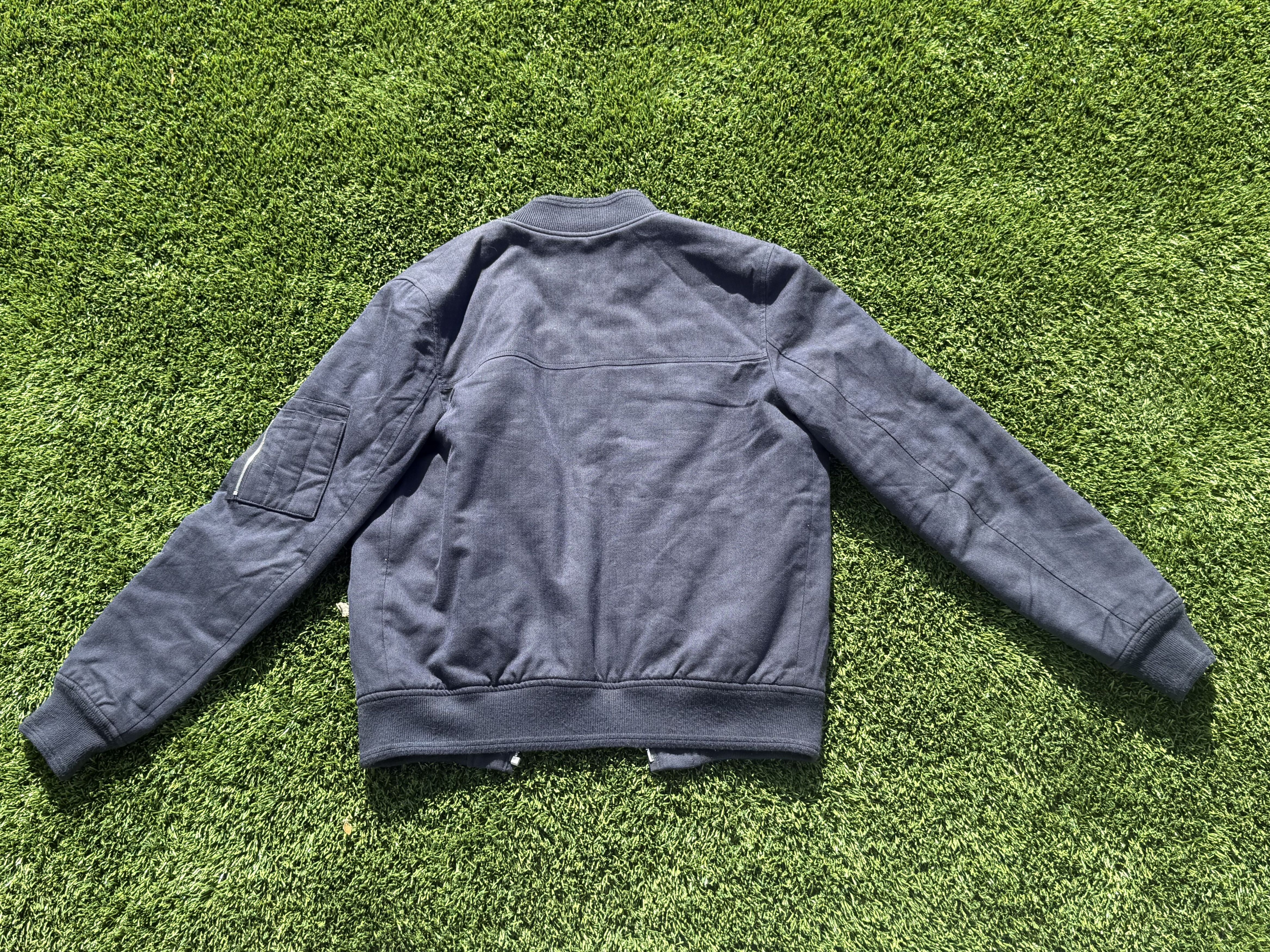A.P.C. A.P.C. Herringbone Cotton and Wool-Blend Bomber Jacket Size US S / EU 44-46 / 1 - 2 Thumbnail