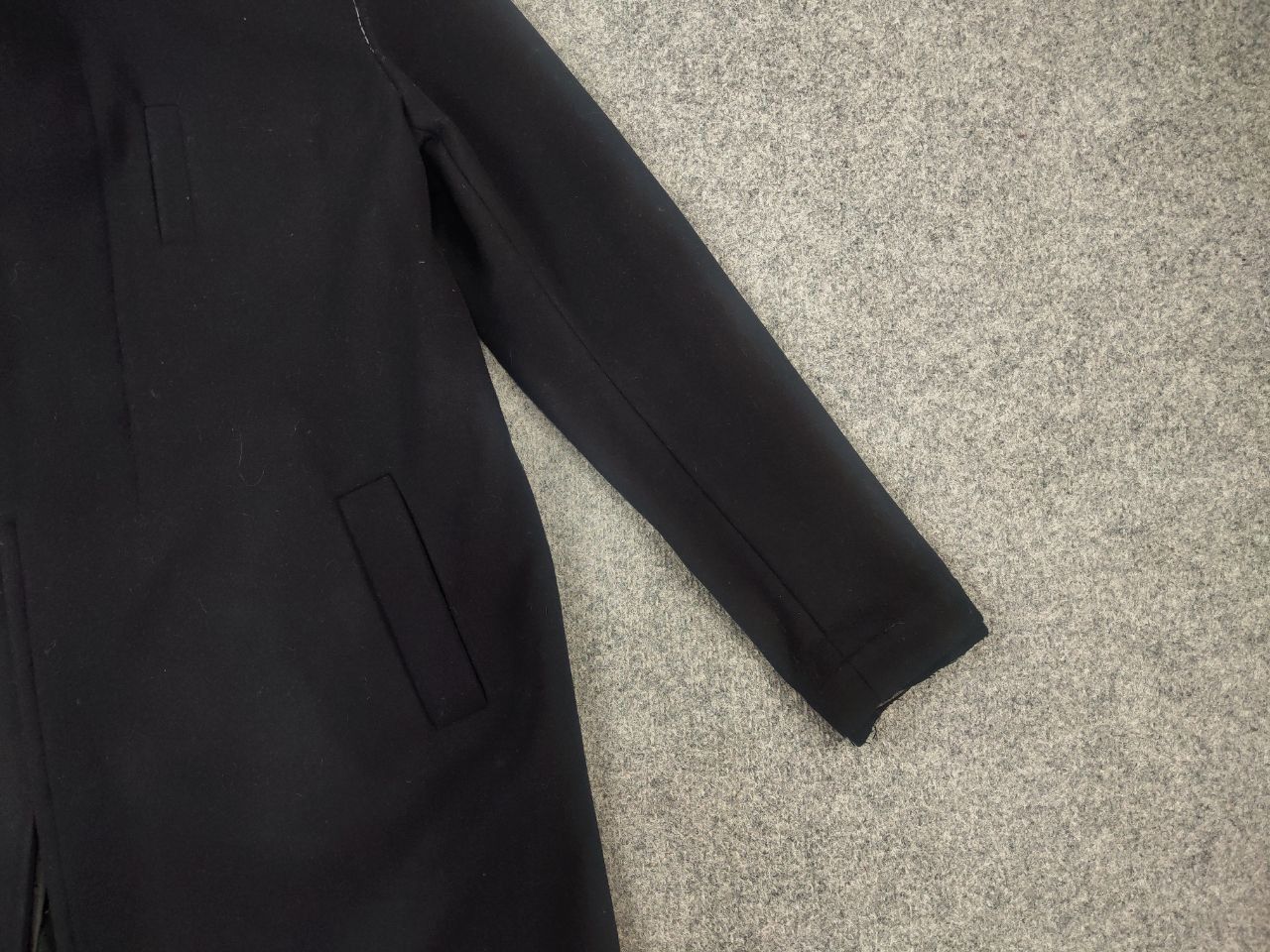 Japanese Brand Umit Unal Navy Wool asymmetrical Handmade Coat Jacket Size US M / EU 48-50 / 2 - 4 Thumbnail