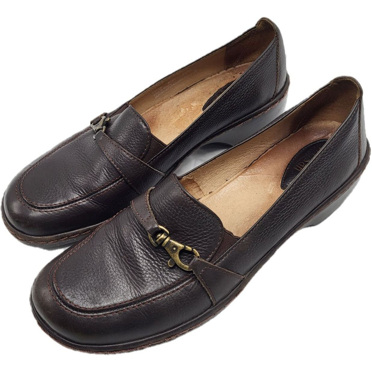 Clarks Clarks Artisan Women's Brown Leather Penny Loafer Shoes 8.5 Size US 8.5 / IT 38.5 - 8 Thumbnail