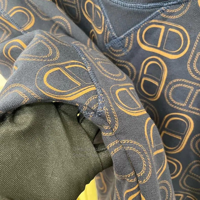 Hermes Hermes Classic pig nose button pattern logo knit short sle Size XS / US 0-2 / IT 36-38 - 3 Thumbnail