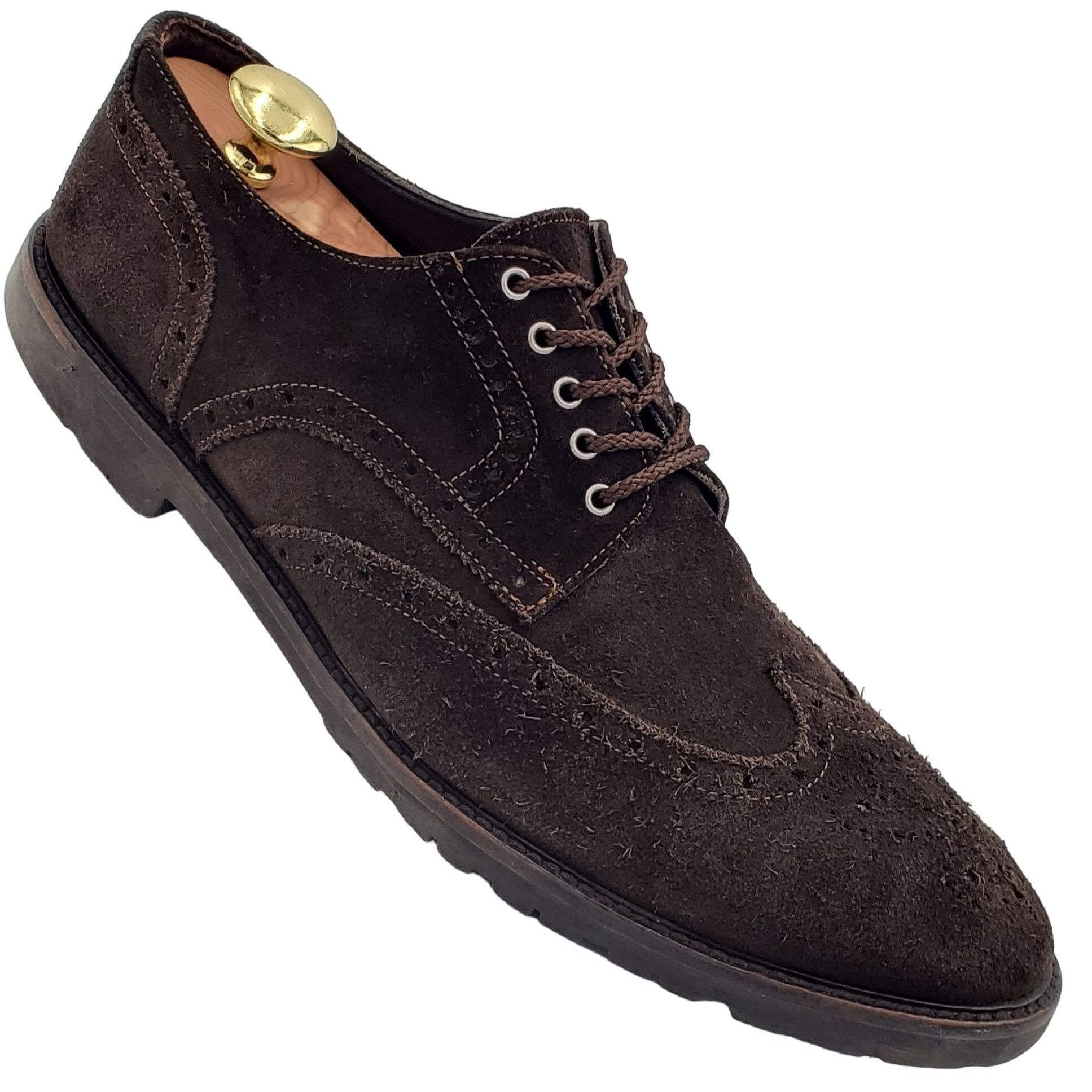 To Boot New York To Boot Adam Derrick Italy Men 11.5 Brown Suede Dress Shoes Size US 11.5 / EU 44-45 - 10 Thumbnail