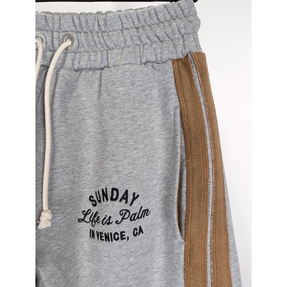 Palm Angels o1rshd1 Q:2 / Sunday Sweatpants & Joggers in Melange Grey Size US 30 / EU 46 - 8 Thumbnail