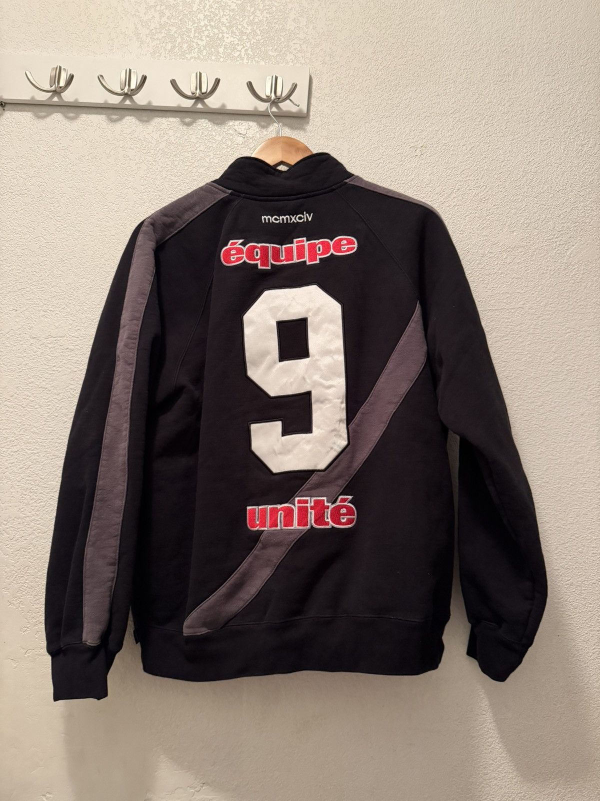 Supreme Supreme Equipe Half Zip Sweatshirt Size US M / EU 48-50 / 2 - 4 Thumbnail