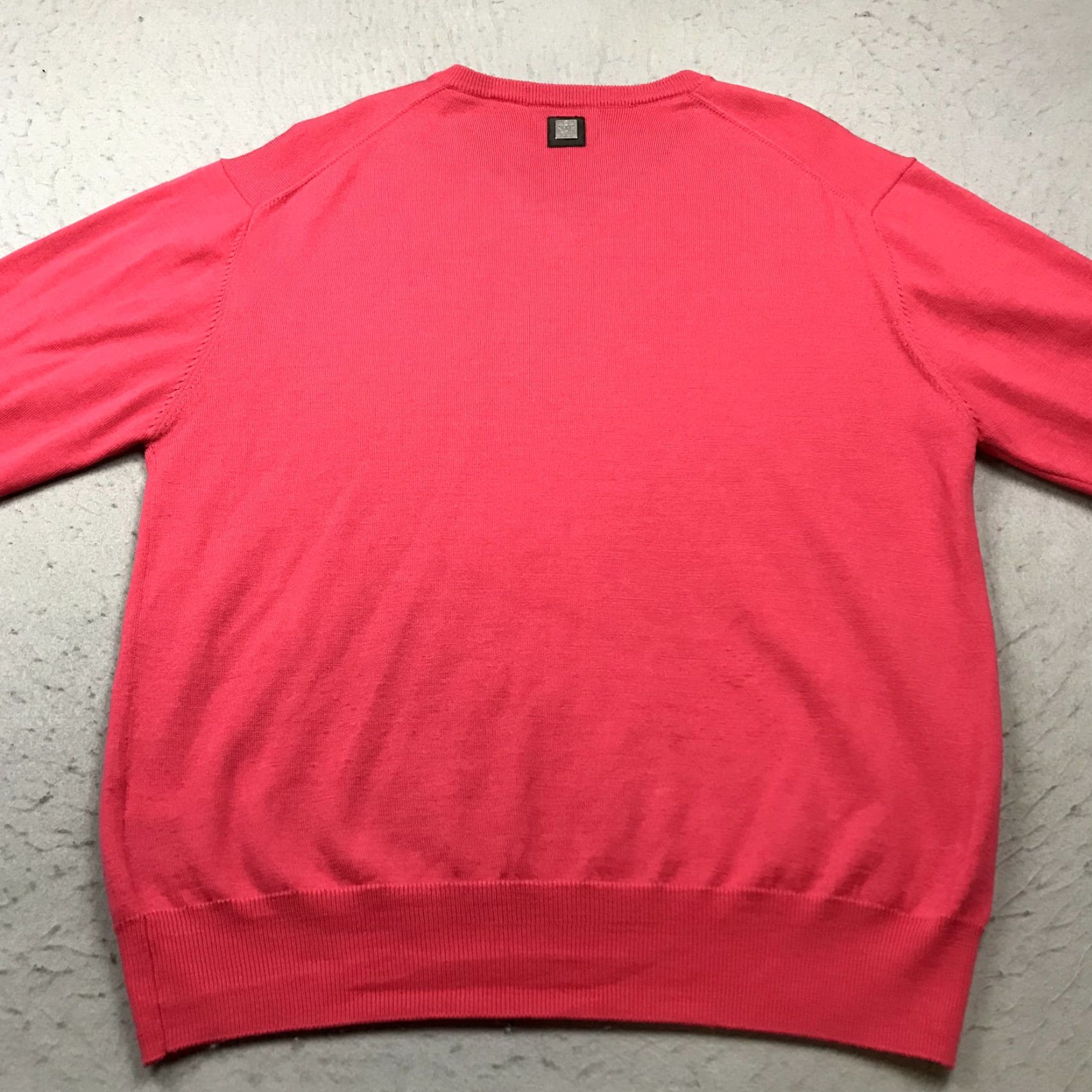 Vintage Disney Golf Sweater Mens Large Pink V Neck Pullover Wool Knit G mac Kartel Size US L / EU 52-54 / 3 - 7 Thumbnail
