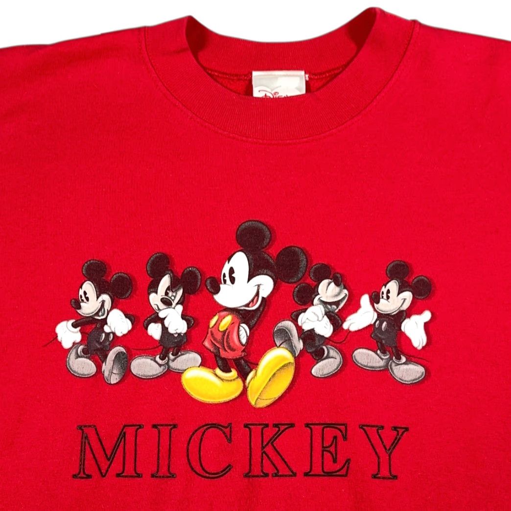 Disney VINTAGE Disney Mickey Mouse Sweater Adult LARGE Red Disney Store Sweatshirt Crew Neck Mens Sweatshirt 90s Cartoon Size US L / EU 52-54 / 3 - 2 Thumbnail