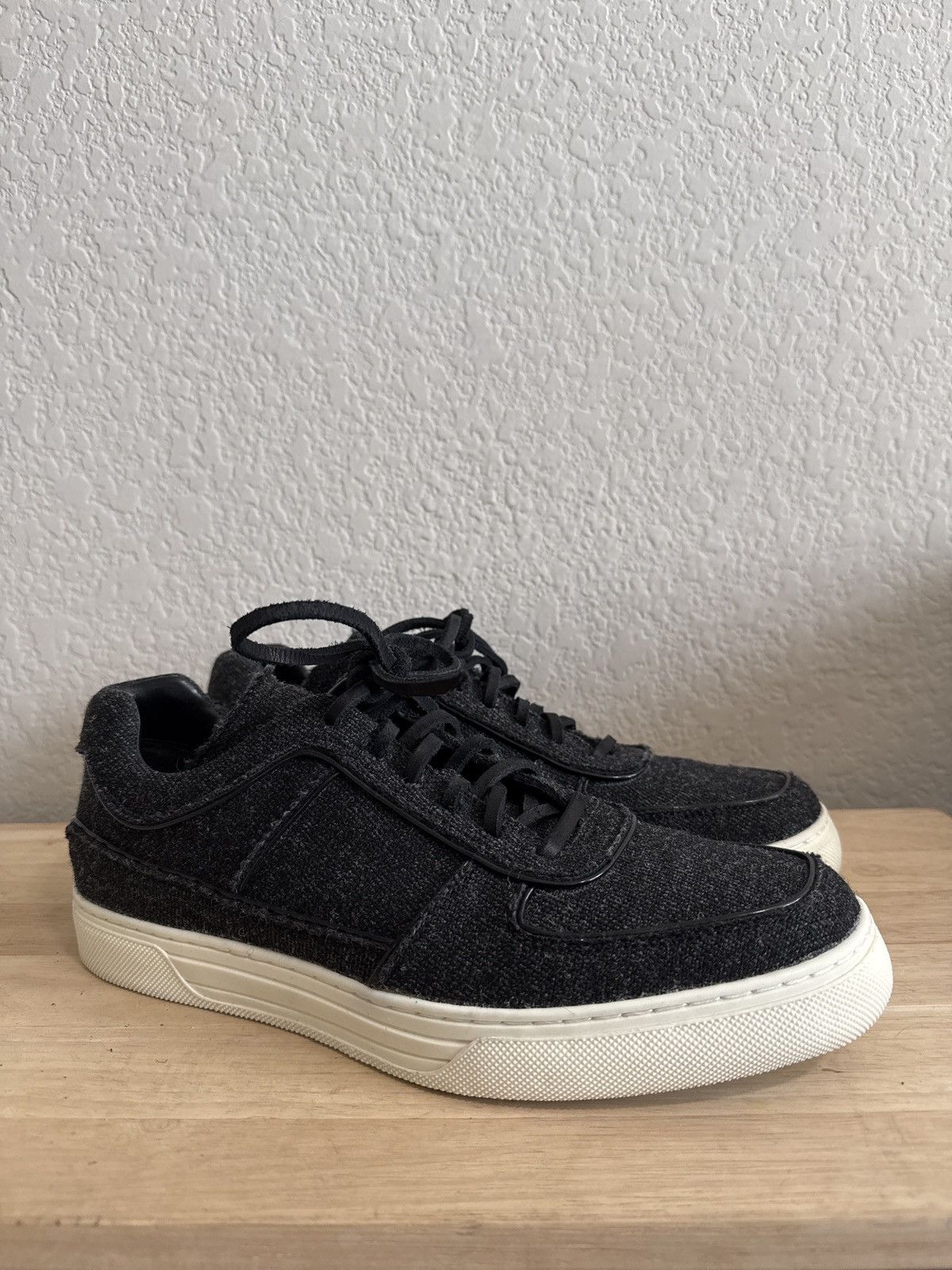 Alejandro Ingelmo Grey Toby Fabric Low Top Size US 10 / EU 43 - 1 Thumbnail