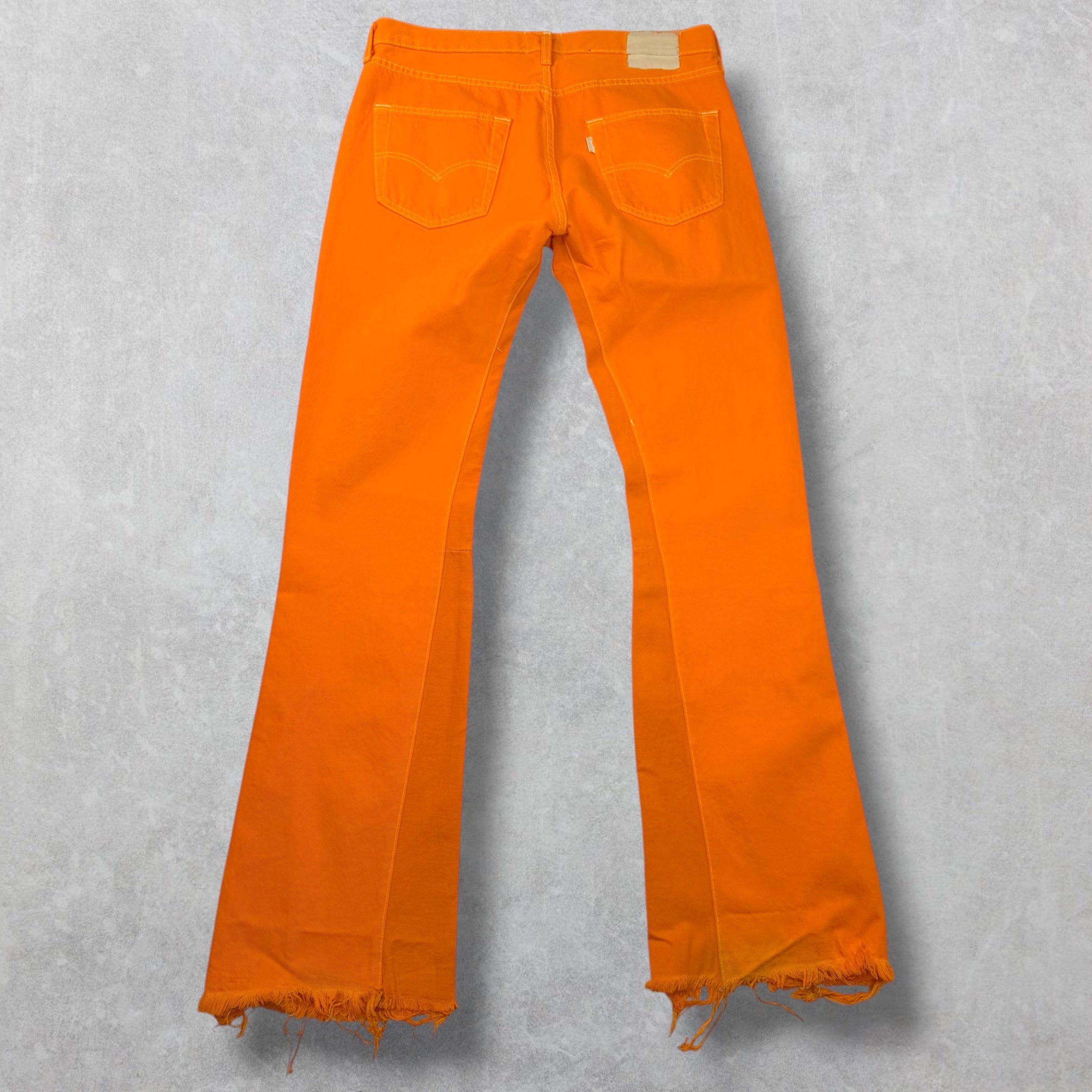 Gallery Dept. Gallery Dept. La Flare Orange Jeans 33 Size US 33 - 2 Thumbnail