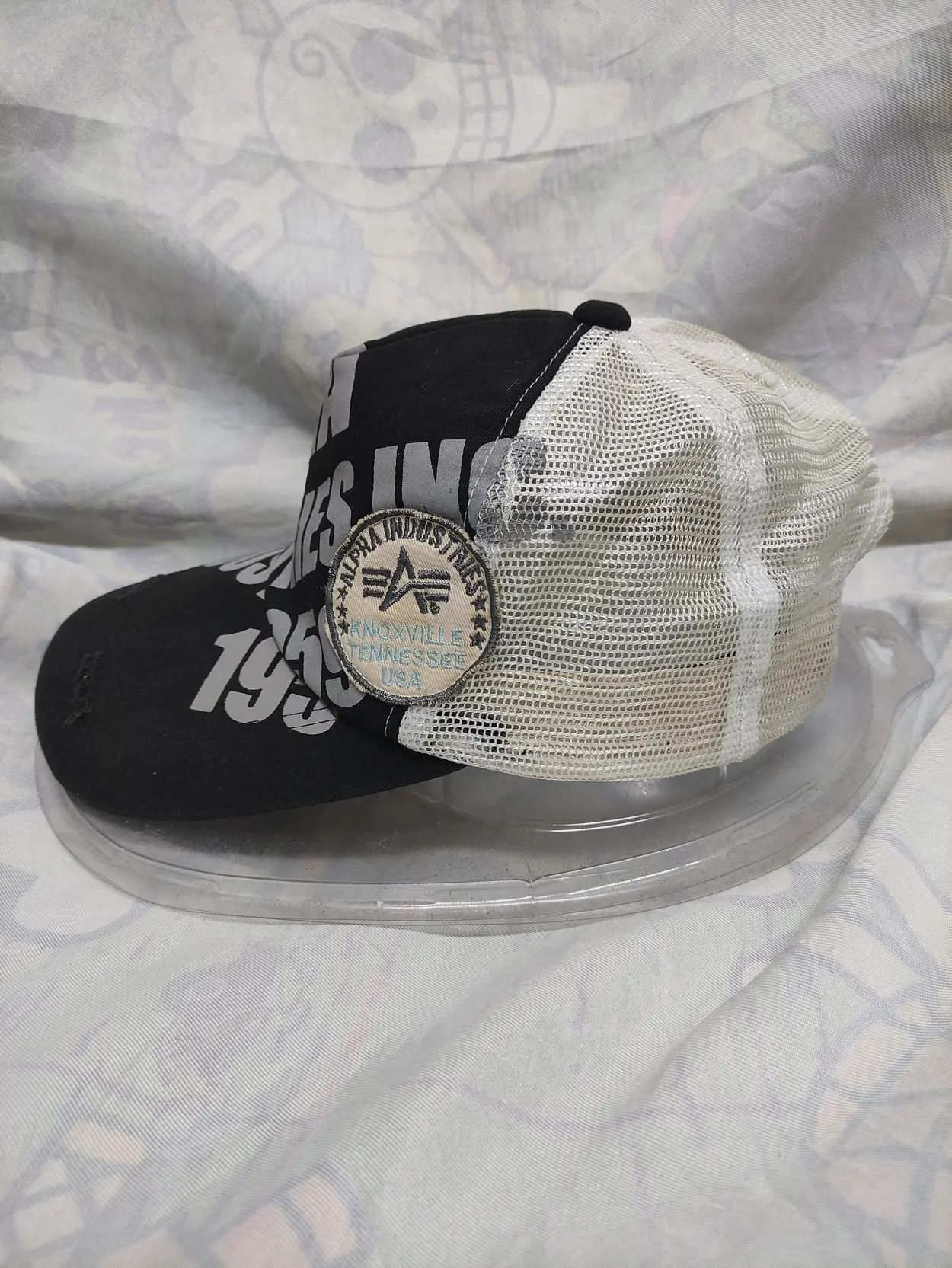 Alpha Industries ALPHA INDUSTRIES VINTAGE TRUCKER CAP DESIGN DISTRESSED Size ONE SIZE - 7 Thumbnail
