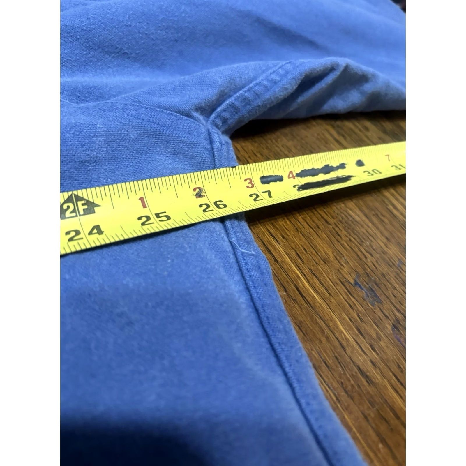 Vintage VINTAGE Woolrich Shirt Mens XL Blue Heavyweight Pockets Button Up USA 70s 80s Size US XL / EU 56 / 4 - 3 Thumbnail