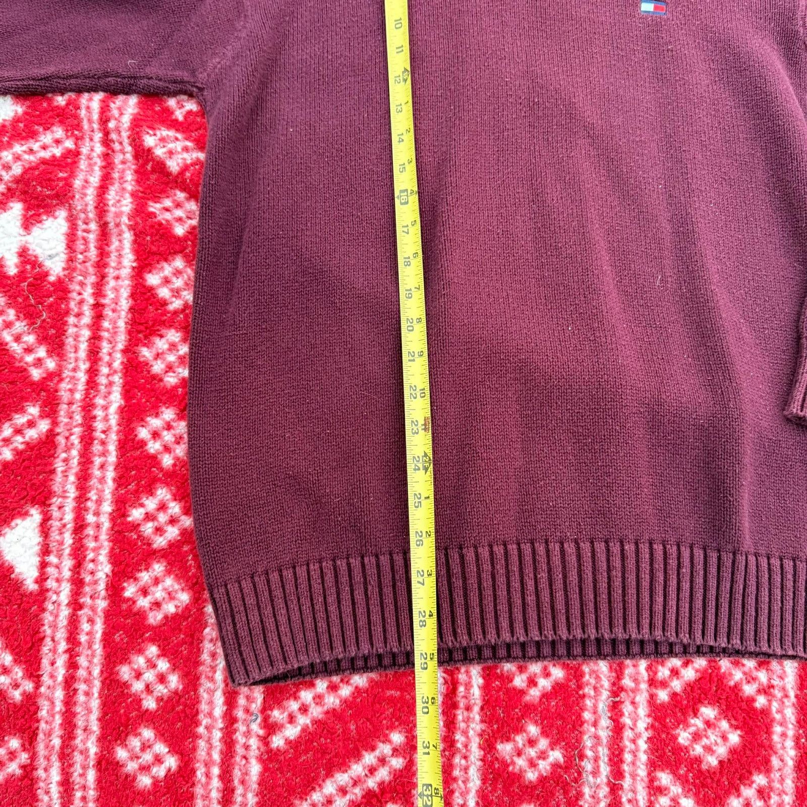 Tommy Hilfiger Tommy Hilfiger Men's Large Cotton Crewneck Sweater Slim Size US L / EU 52-54 / 3 - 5 Thumbnail