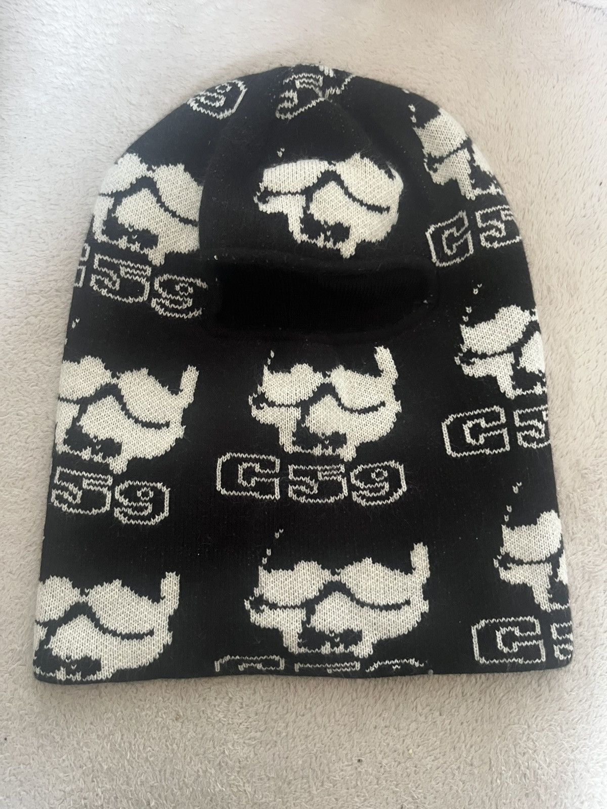 G59 Records suicideboy G59 Records Skull Balaclava - Grey Day Tour Merch Size ONE SIZE - 2 Thumbnail