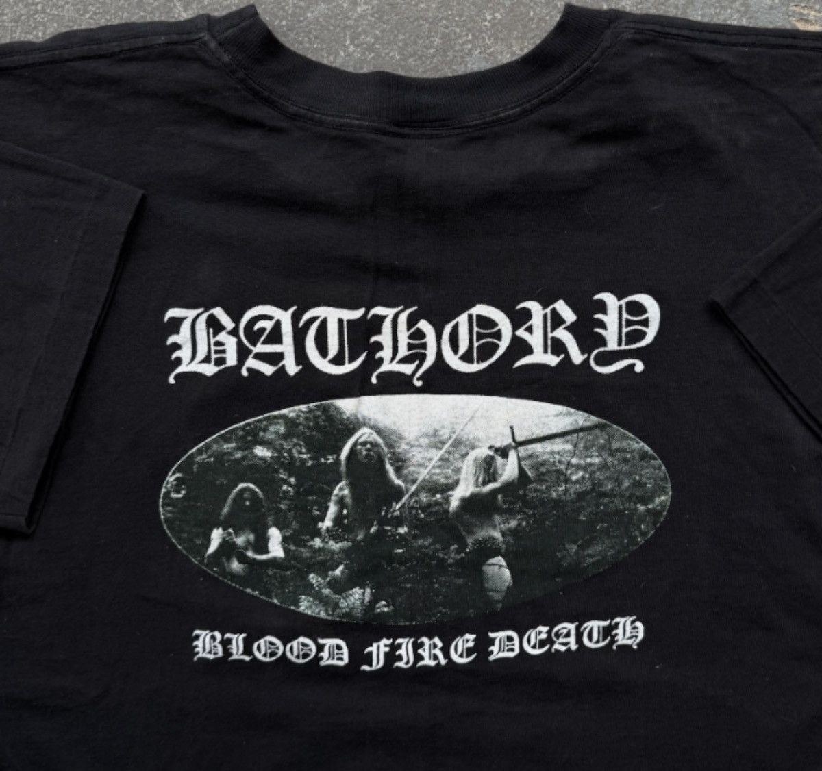 Band Tees Vintage Bathory blood fire death Size US L / EU 52-54 / 3 - 2 Thumbnail
