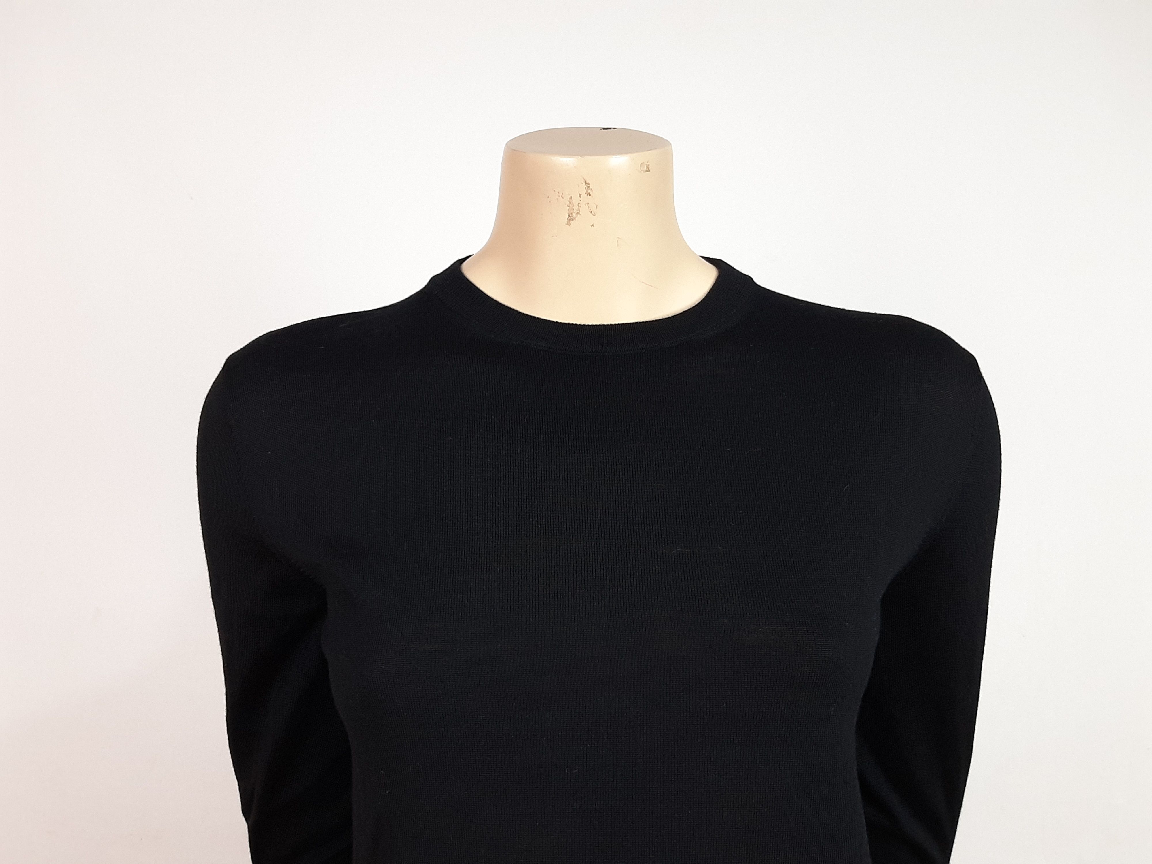 Balenciaga Balenciaga Back Logo Sweater Black Women's Size XS Size XS / US 0-2 / IT 36-38 - 6 Thumbnail