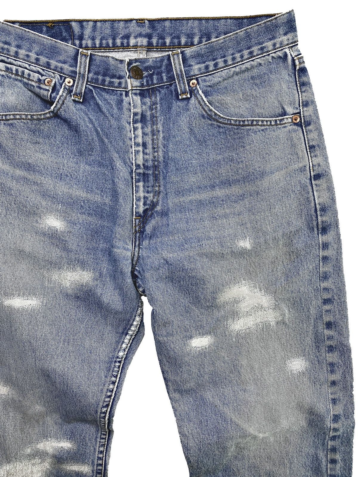 Levi's Vintage Levis 521s Thrashed and Repaired/Darned W32 L30 Size US 32 / EU 48 - 2 Thumbnail