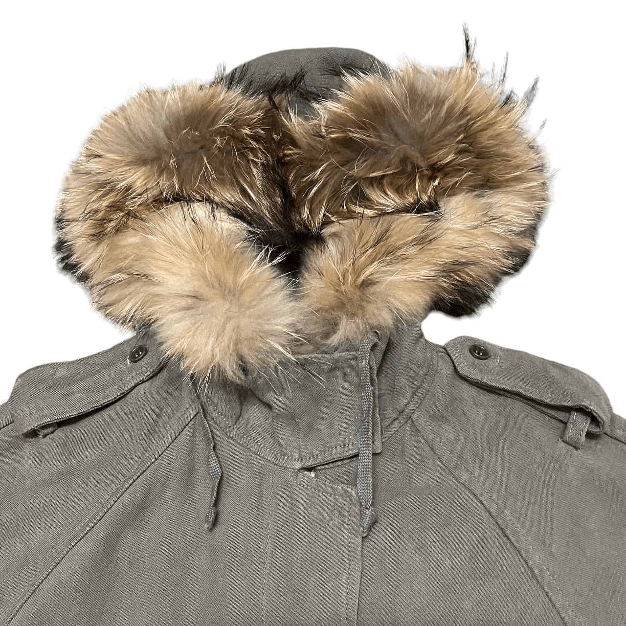 Hysteric Glamour Vintage Balcony and Bed Raccoon Fur Jacket Military Style Size US M / EU 48-50 / 2 - 5 Thumbnail