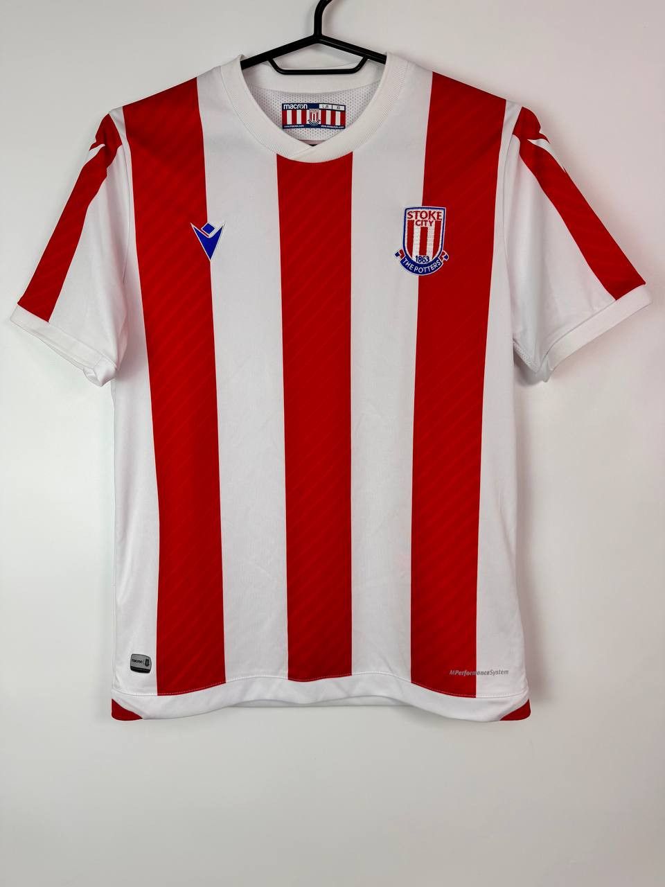 Macron Vintage Stoke City Home Memorabilia Football Shirts Size US XS / EU 42 / 0 - 1 Thumbnail