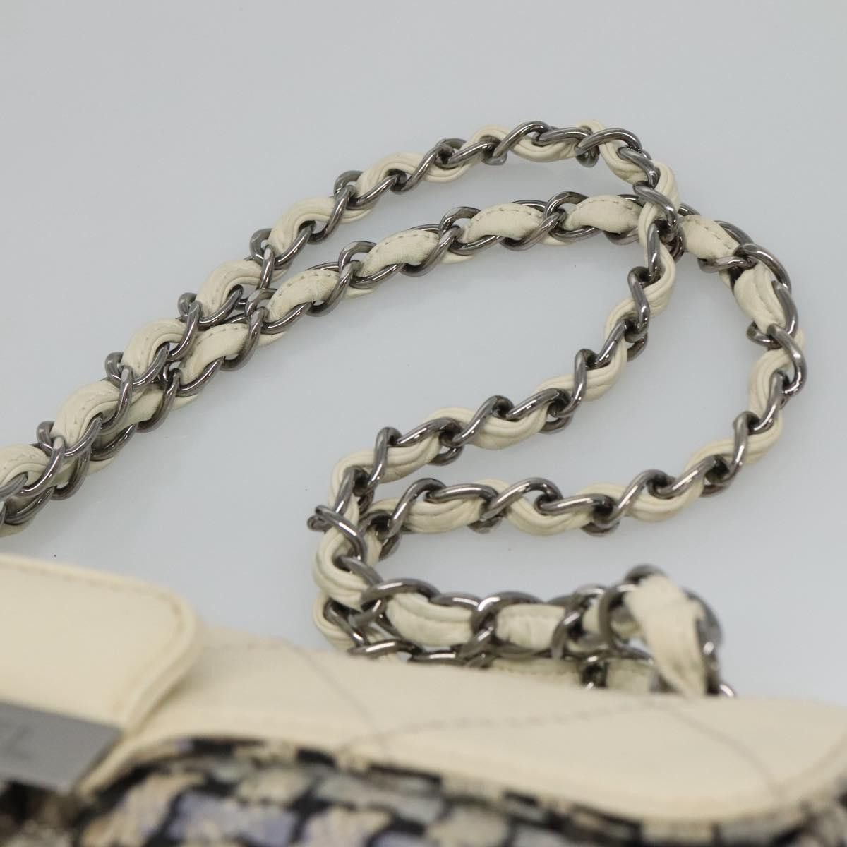 Chanel CHANEL Chain Shoulder Bag Tweed Blue CC Size ONE SIZE - 8 Thumbnail