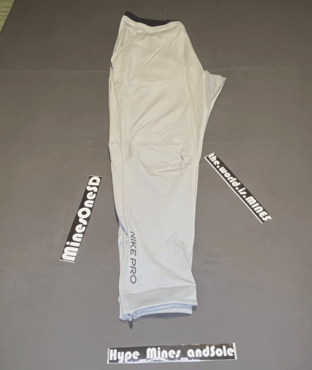 NWT Men's Nike Pro Fleece Training Pants Gray XL