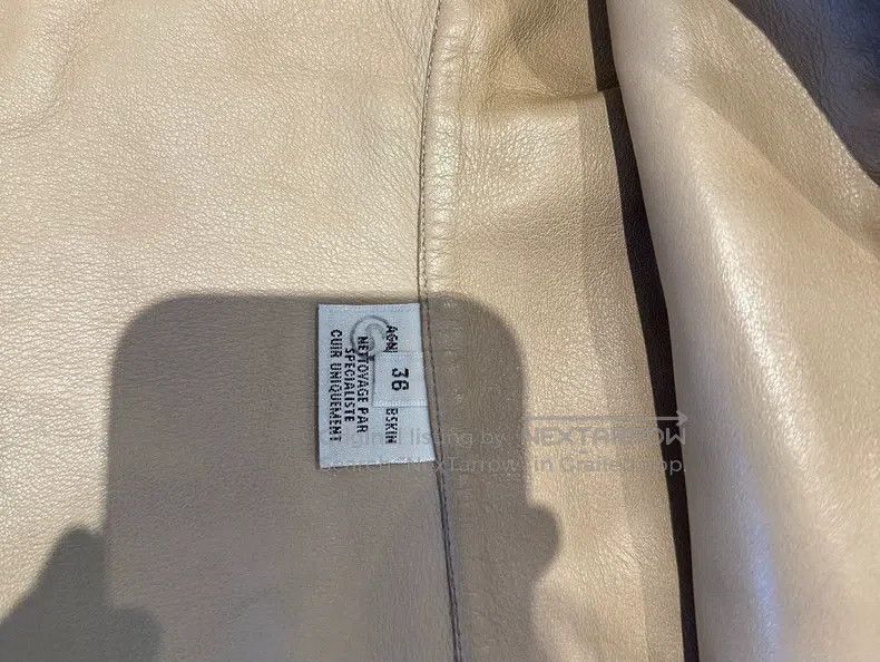 Hermes Hermes Leather suit jacket Size XS / US 0-2 / IT 36-38 - 3 Thumbnail