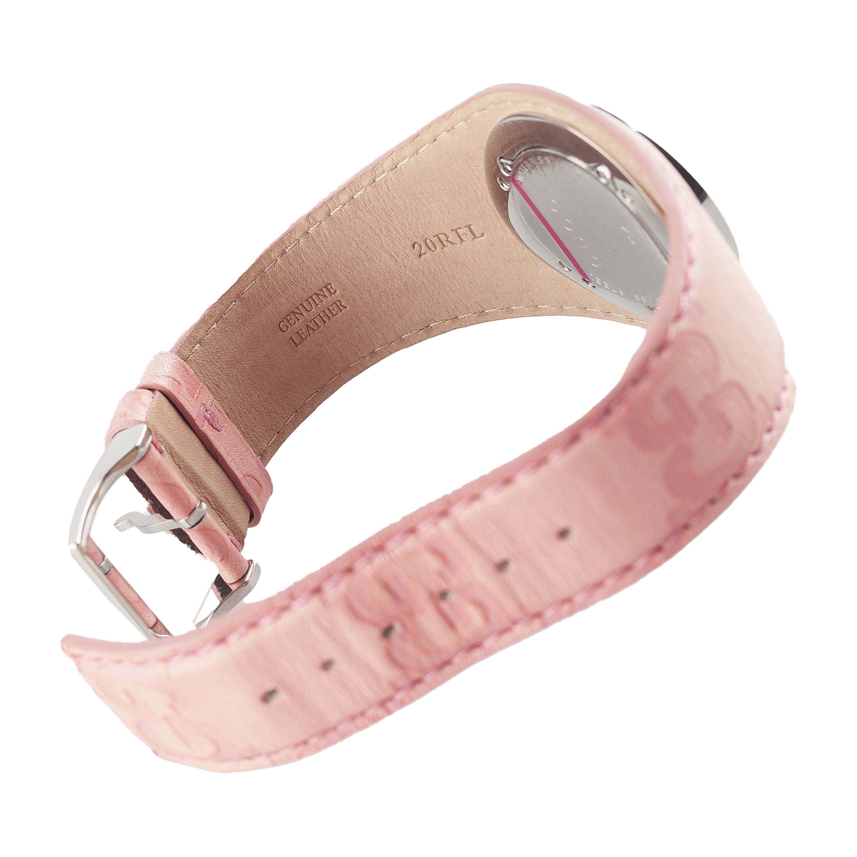 Gucci Gucci Pale Pink Monogram Leather Watch Size ONE SIZE - 5 Thumbnail