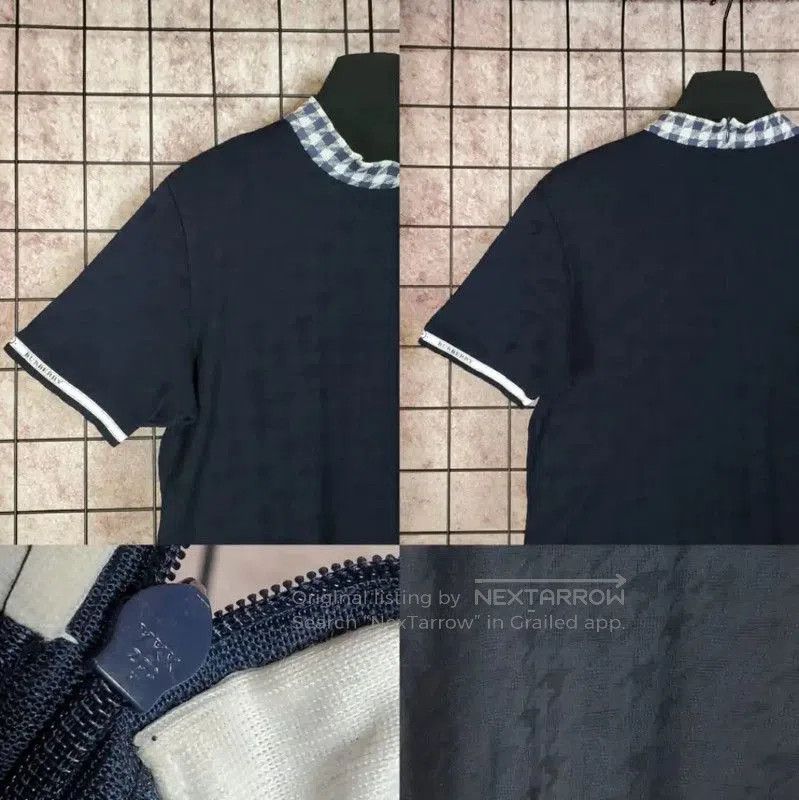 Burberry Burberry Women's Navy Cotton Knitted Sweater. Size M / US 6-8 / IT 42-44 - 5 Thumbnail